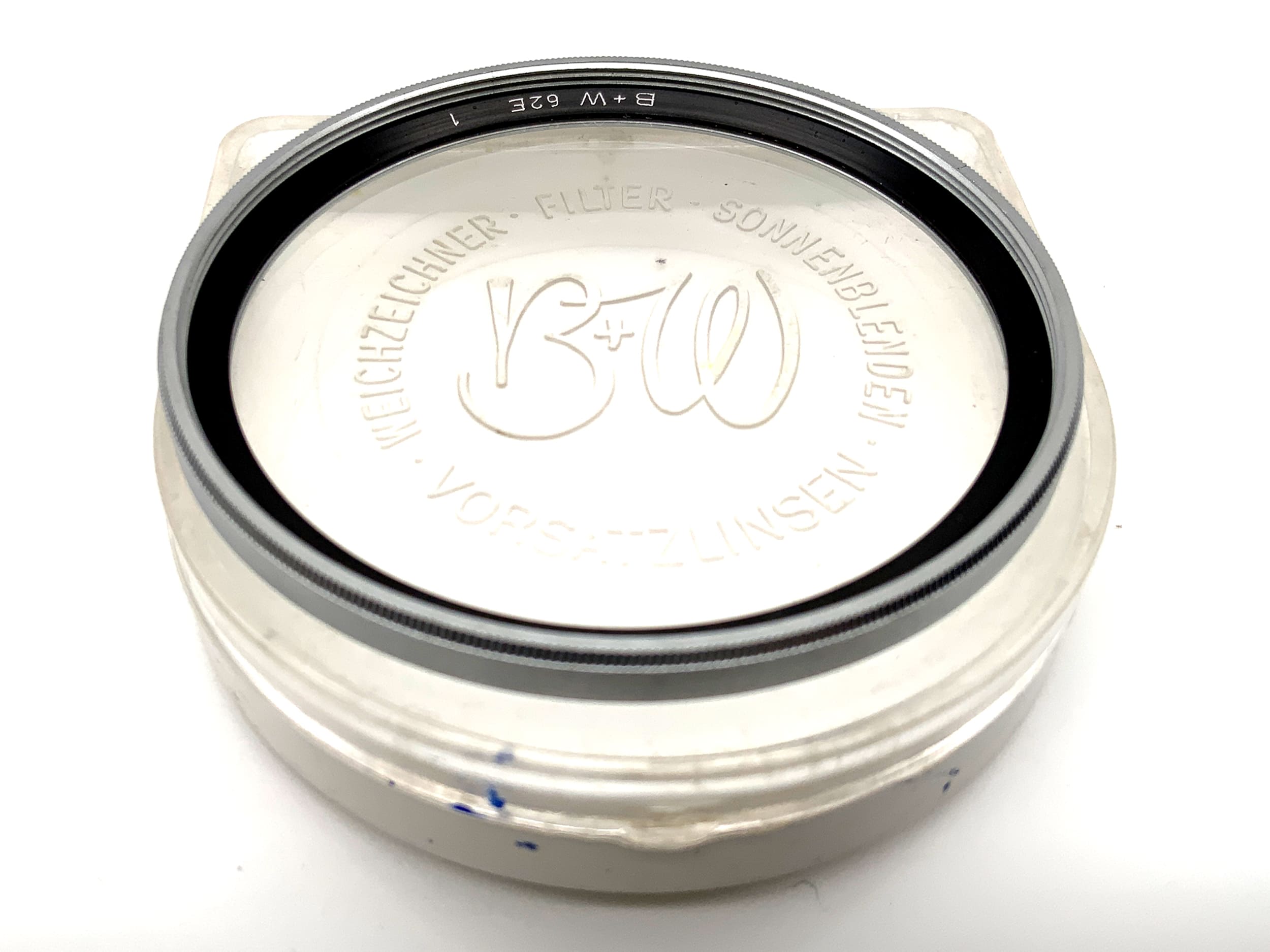 B+W Nahlinse Close-Up 1 chrom Filter 62mm Kreisförmig Filtergewinde