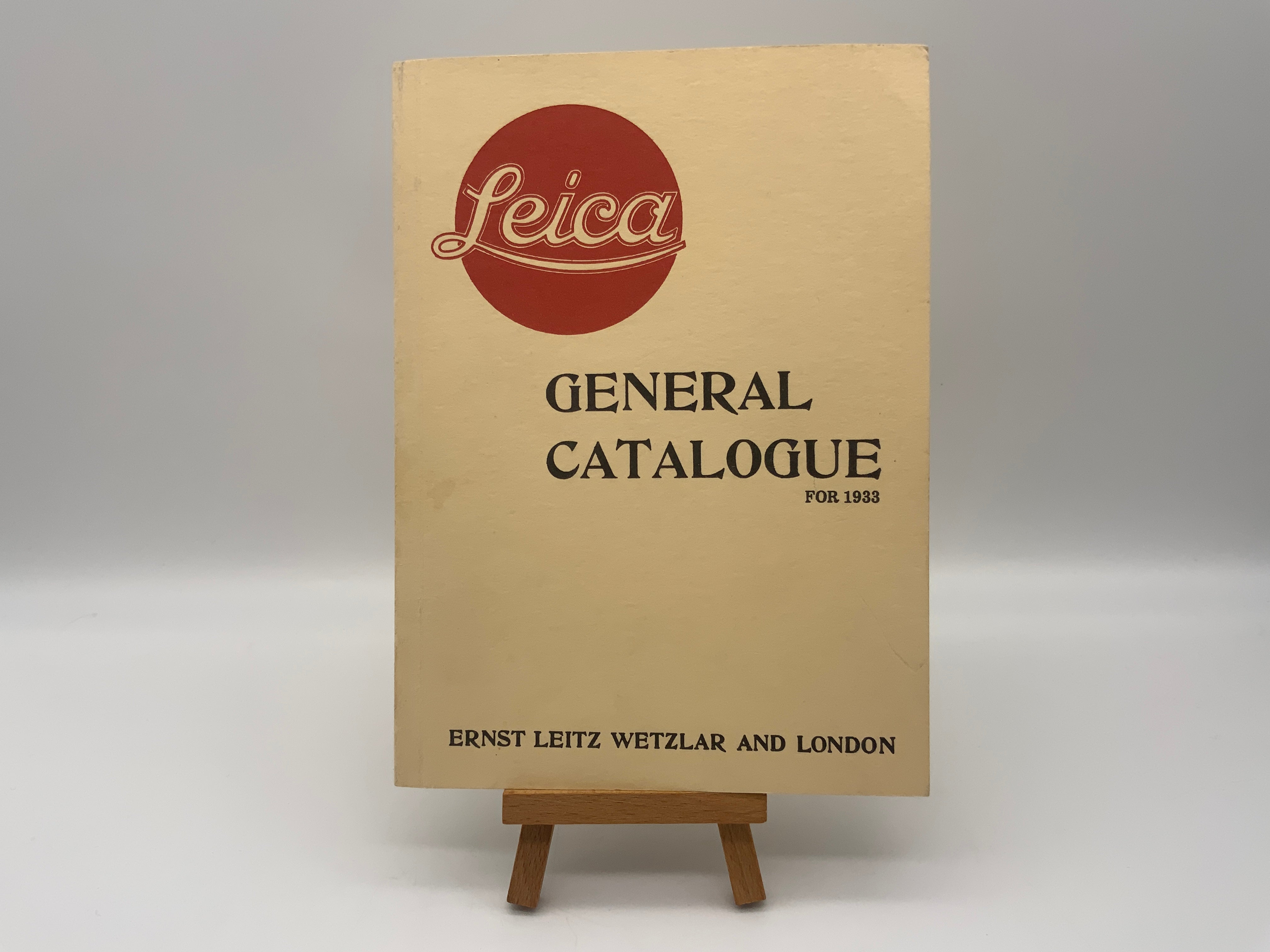Leica General Catalogue 1933 (German)