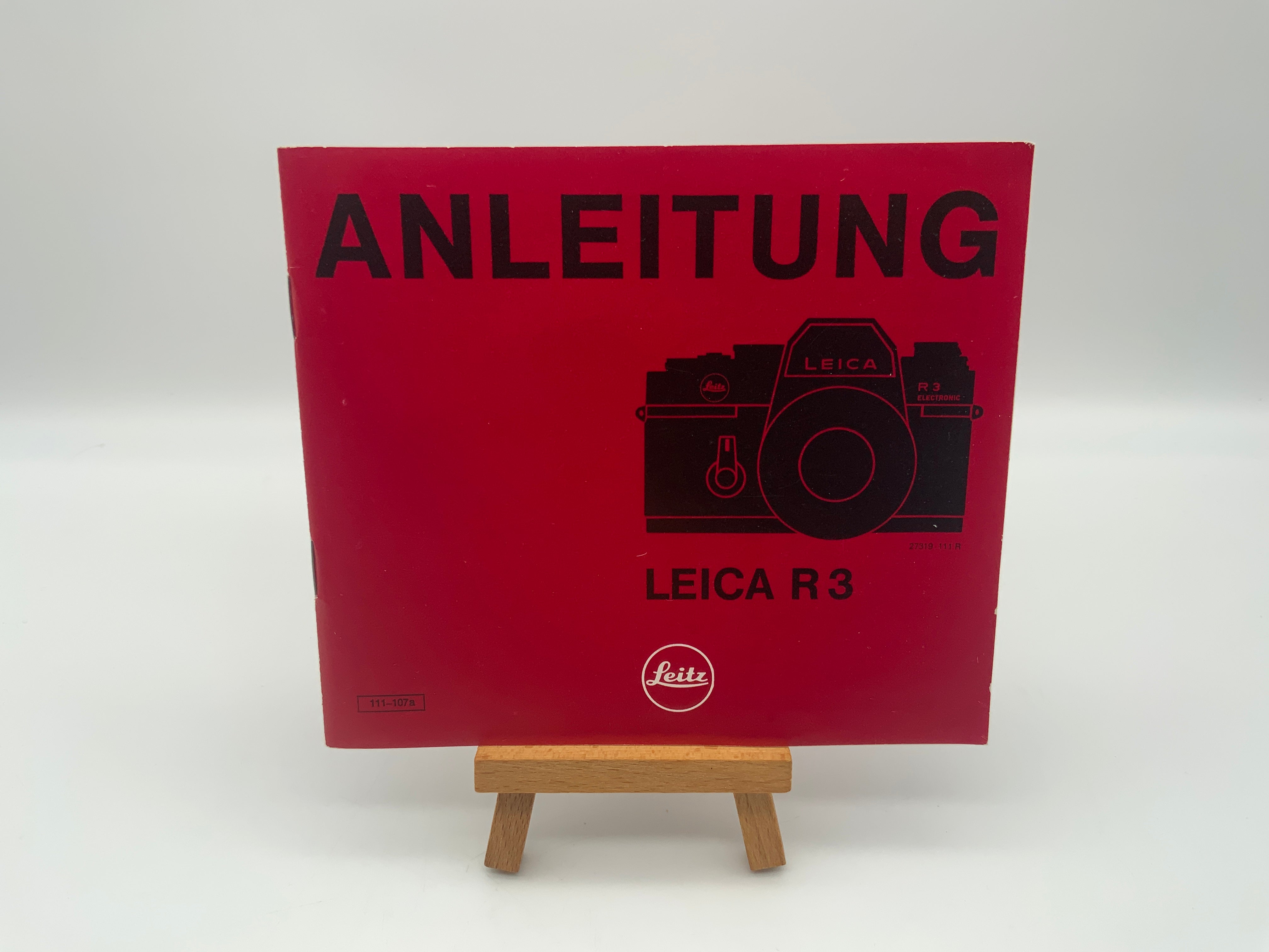 Leica R3 Leitz 111-107a User Manual German
