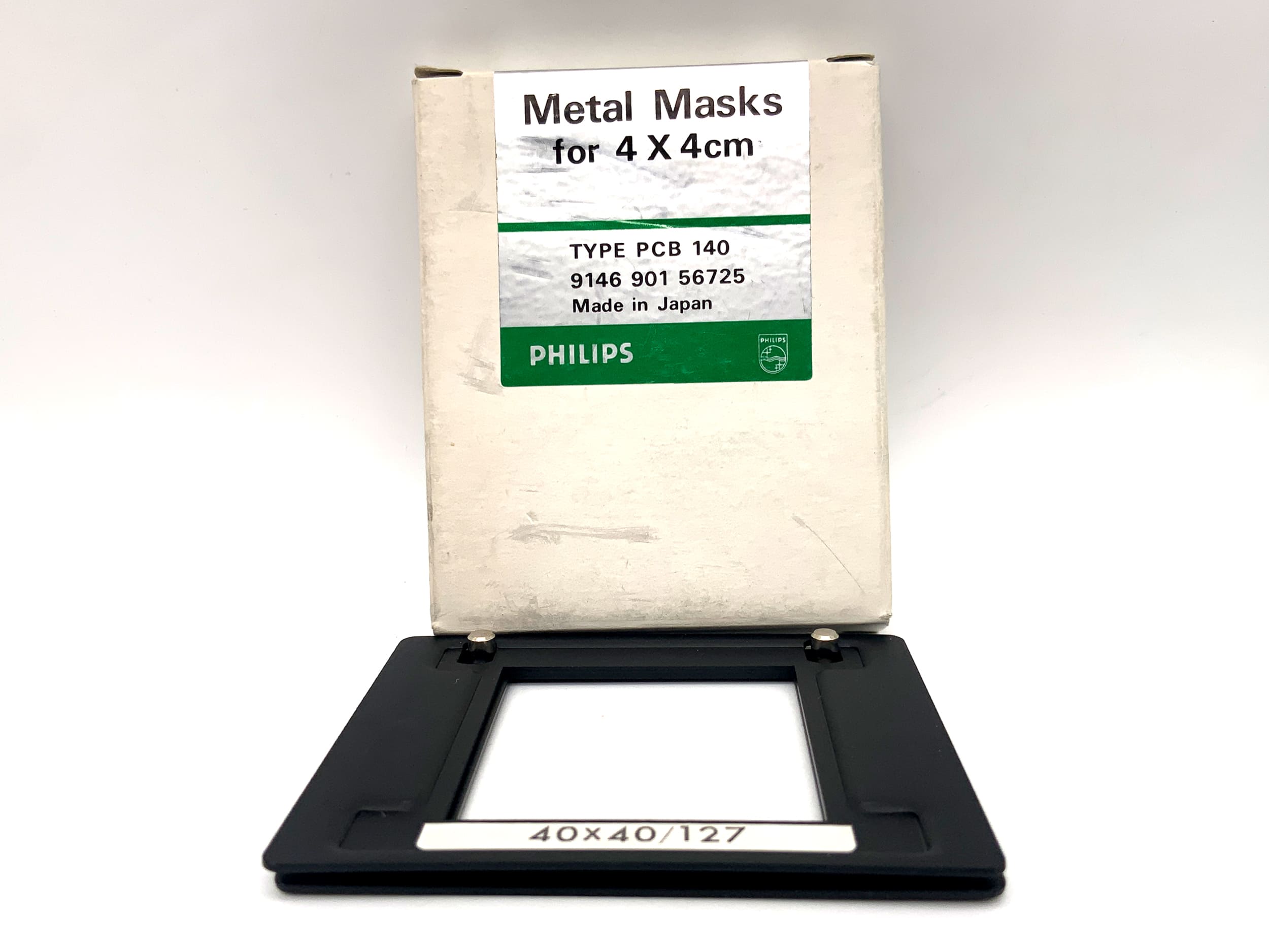 Philips Metal Masks Type PCB 140 9146 901 56725 in original packaging, filter 4x4cm circular
