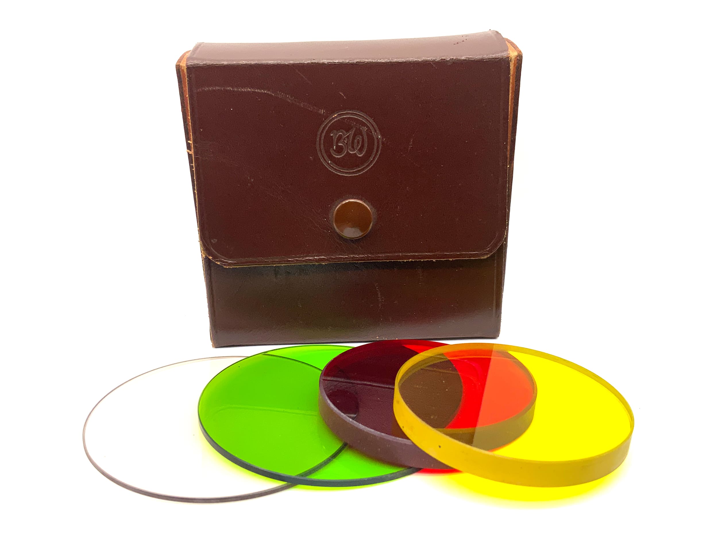 B+W Color Filter Insert Glass Set: yellow/red - 59mm, green/pink - 72mm, filter thread