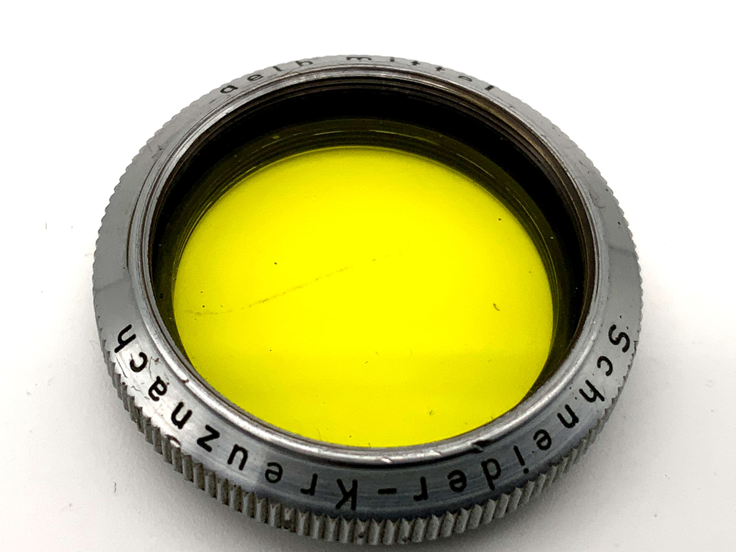 Schneider-Kreuznach Farbfilter gelb mittel Filter 24,5mm Kreisförmig