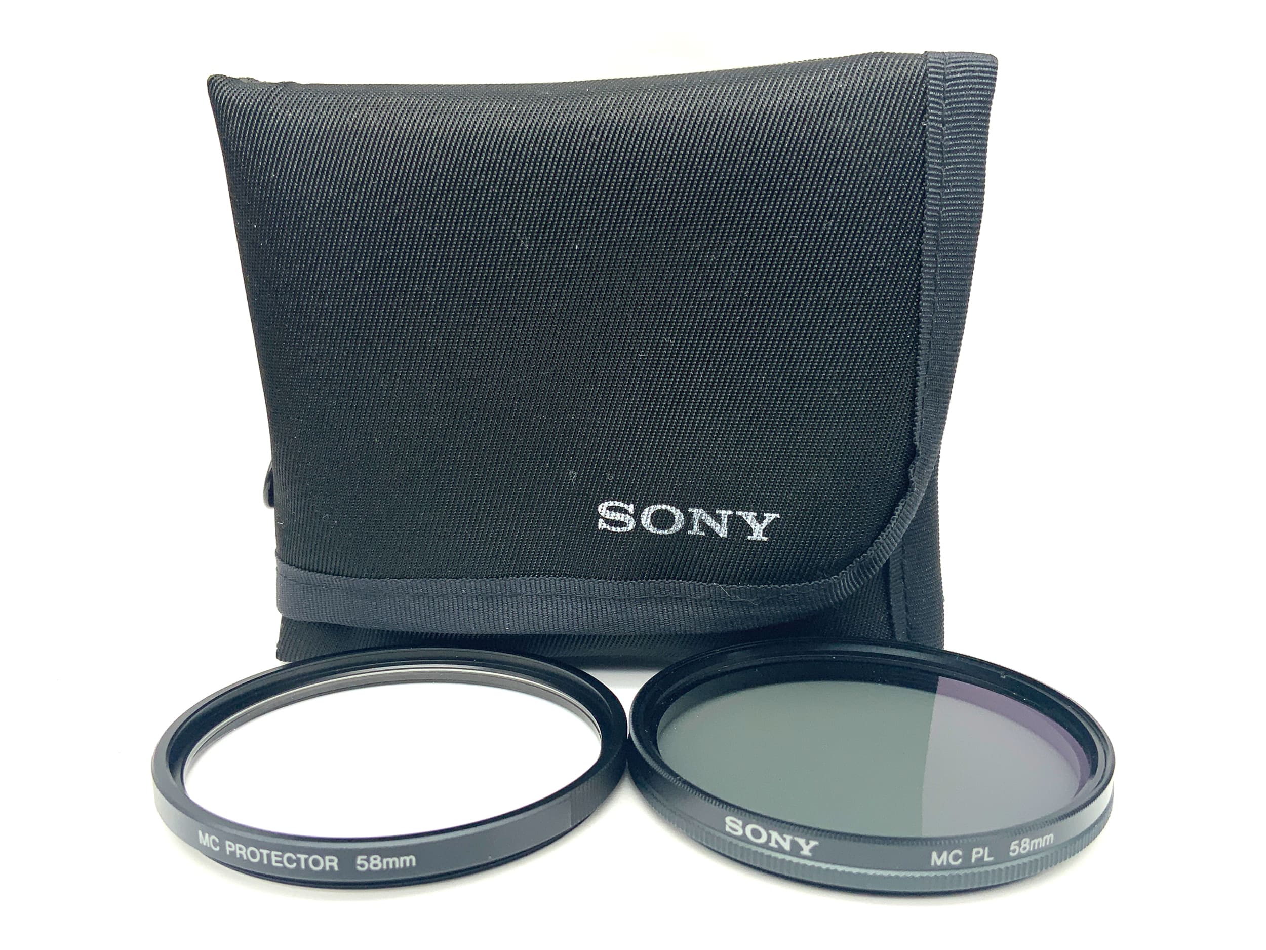 Sony Filter Kit MC PL circular + MC Protector with bag, 58mm filter thread