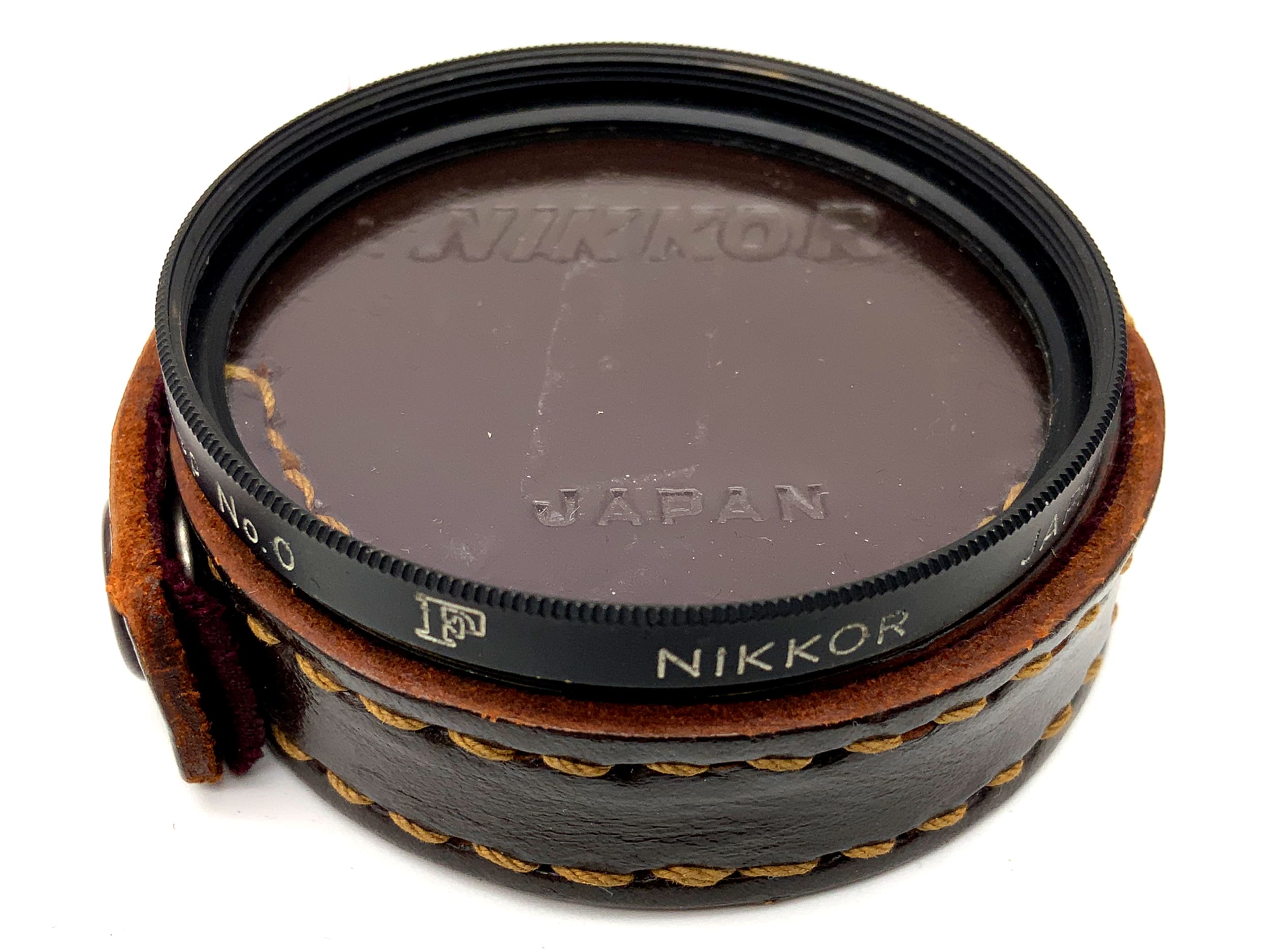 Nikon Nahlinse Nikkor F Close-Up No.0 mit Ledertasche Filter 52mm Kreisförmig