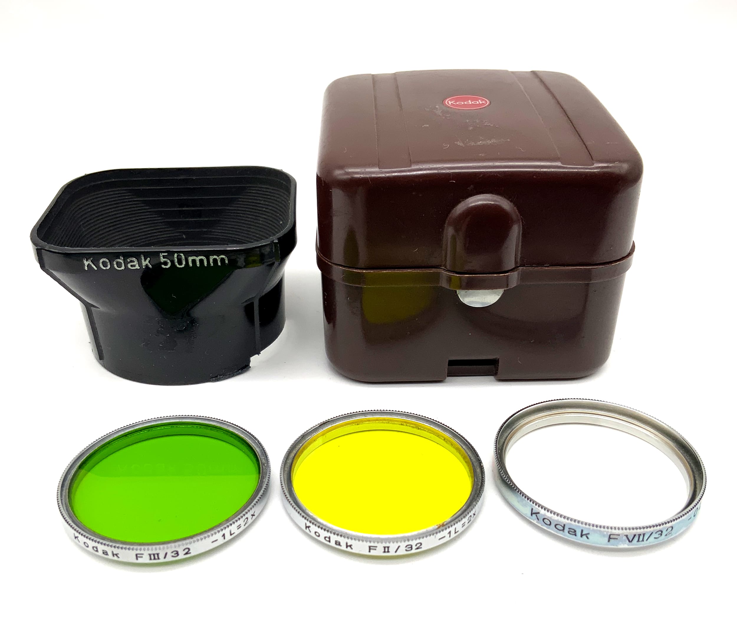 Kodak Retina Set Gegenlichtblende 50mm+Filter(3x)-Xenon/Heligon Filter 32mm