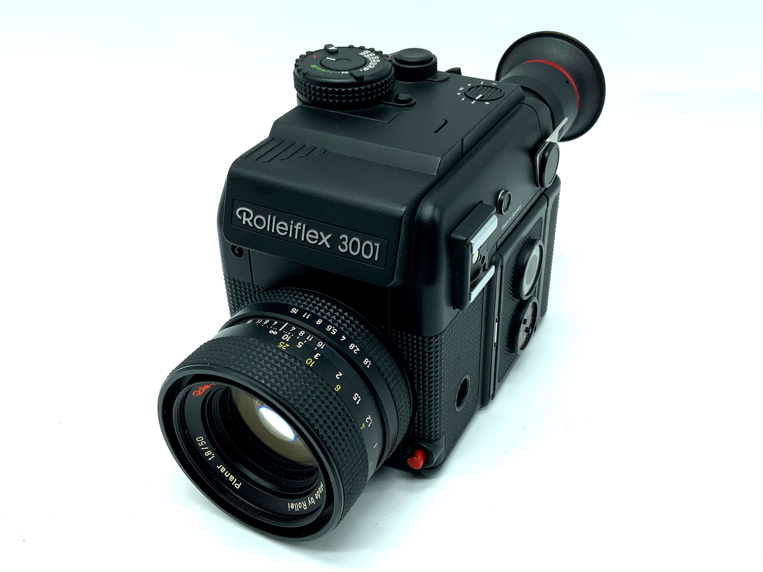 Rollei Rolleiflex 3001 mit HFT Planar 50mm 1:1.8 in OVP Magazin+Akku+Ladegerät