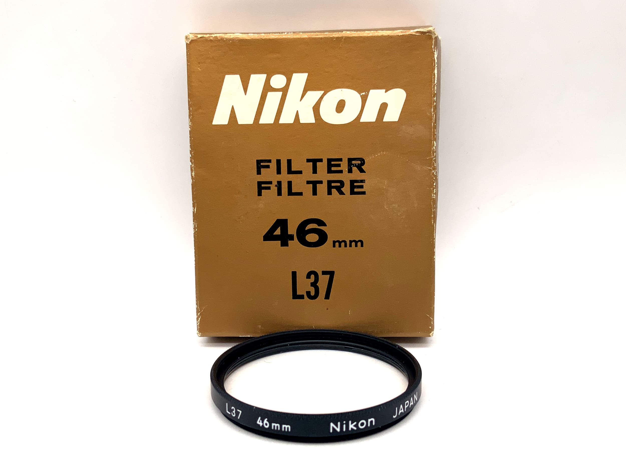 Nikon UV L37 in original packaging, 46mm circular filter thread filter