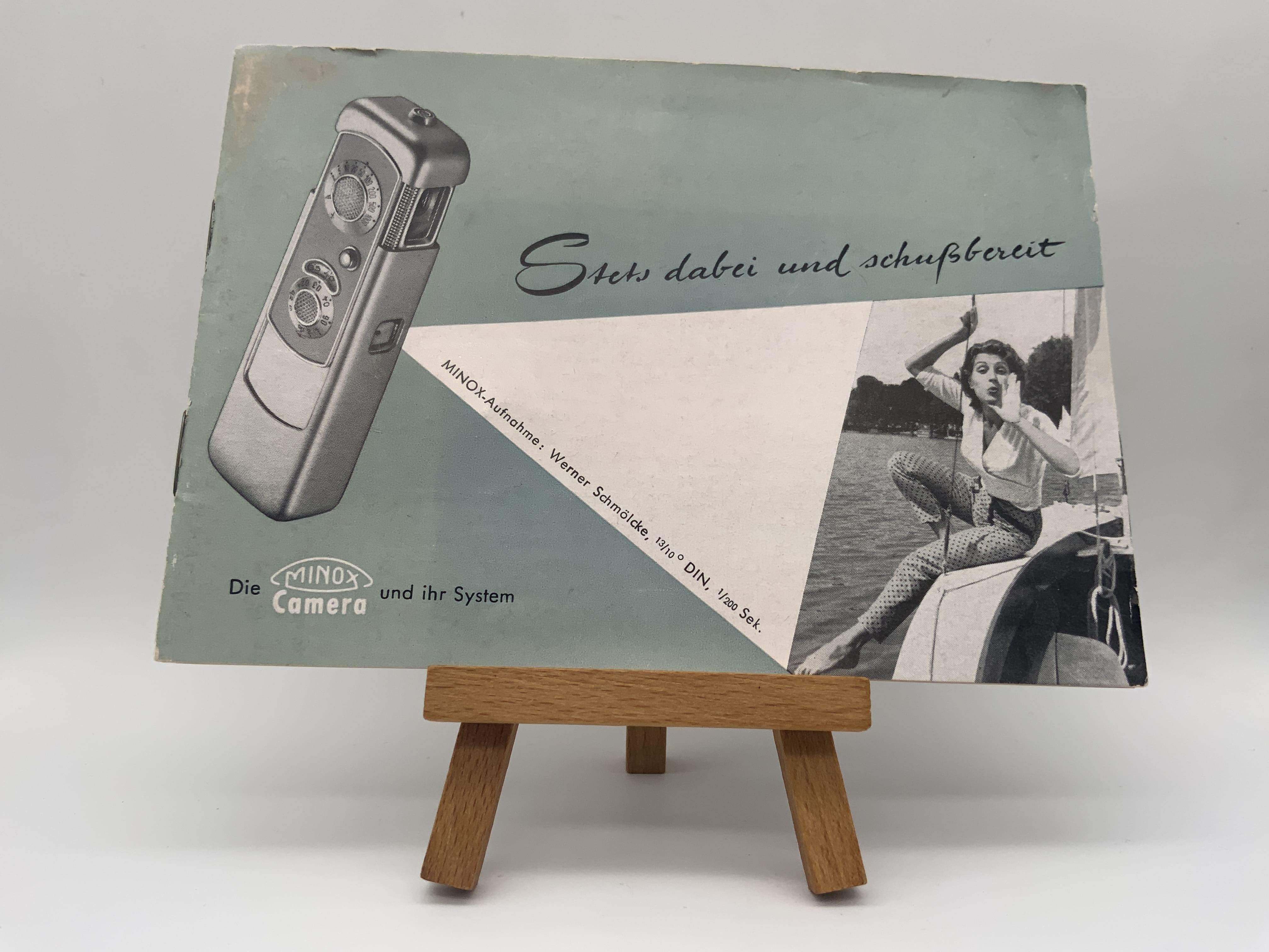 Minox Stets dabei und schußbereit Broschüre Deutsch