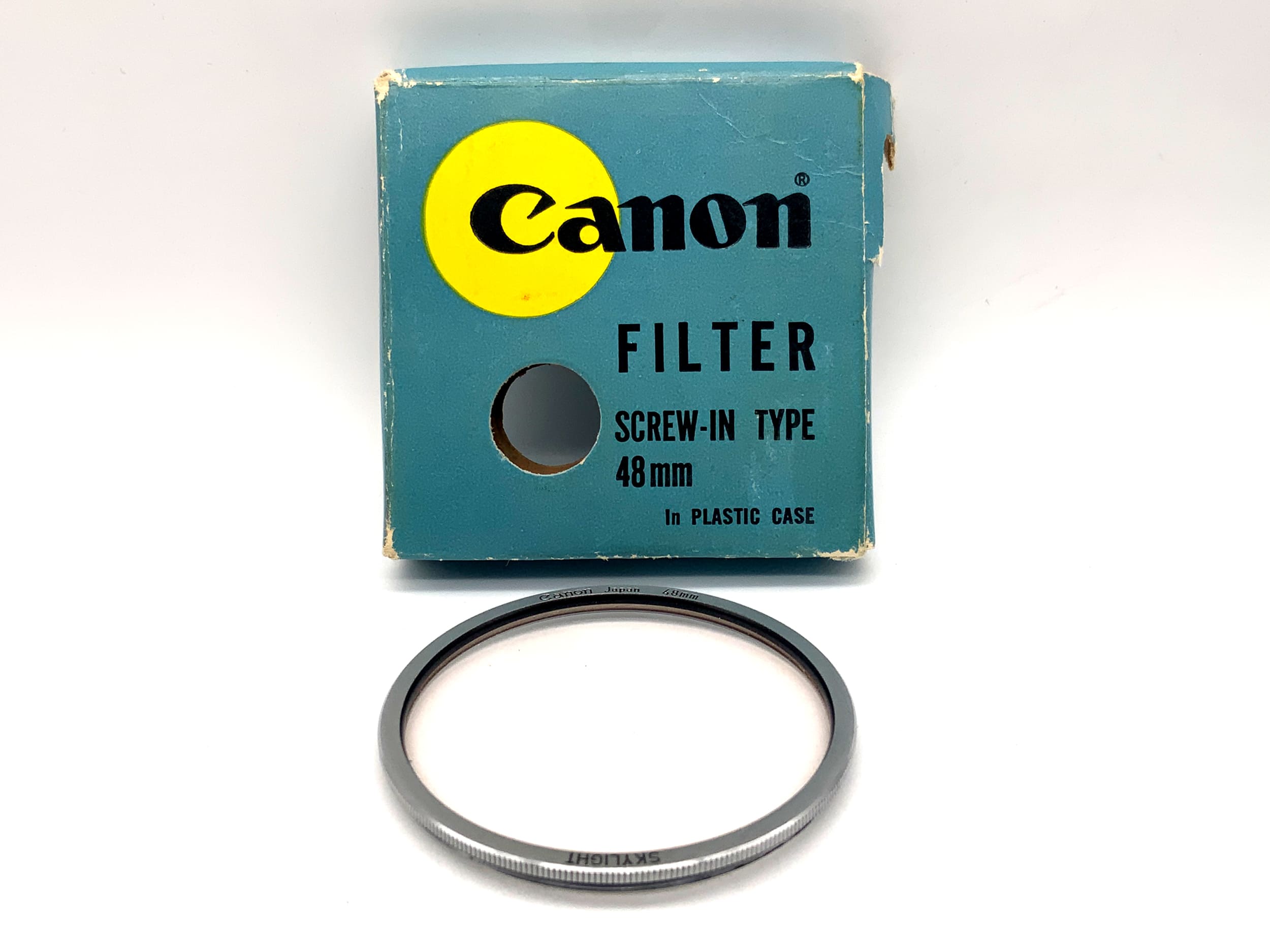 Canon Skylight filter in original packaging, 48mm circular filter thread