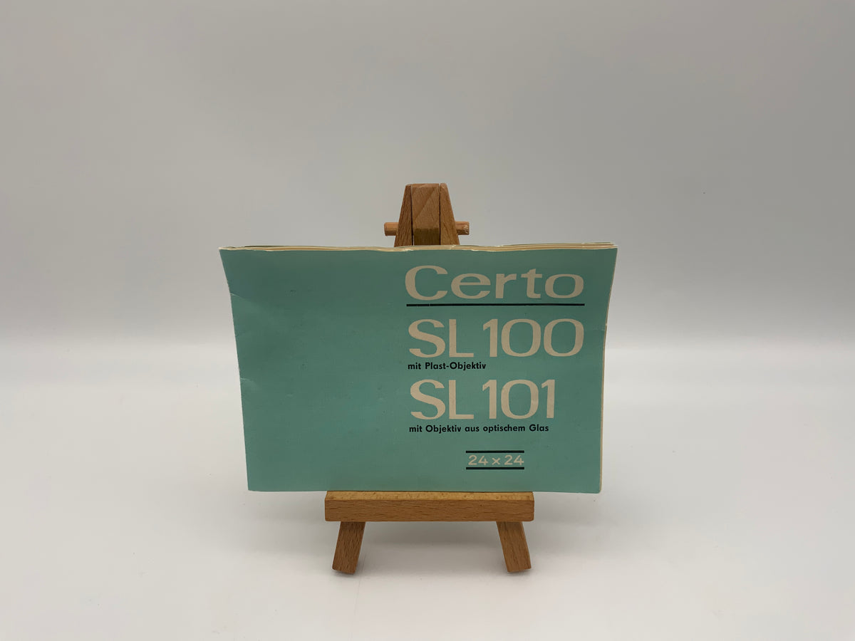 Certo SL 100 / SL 101 User Manual German