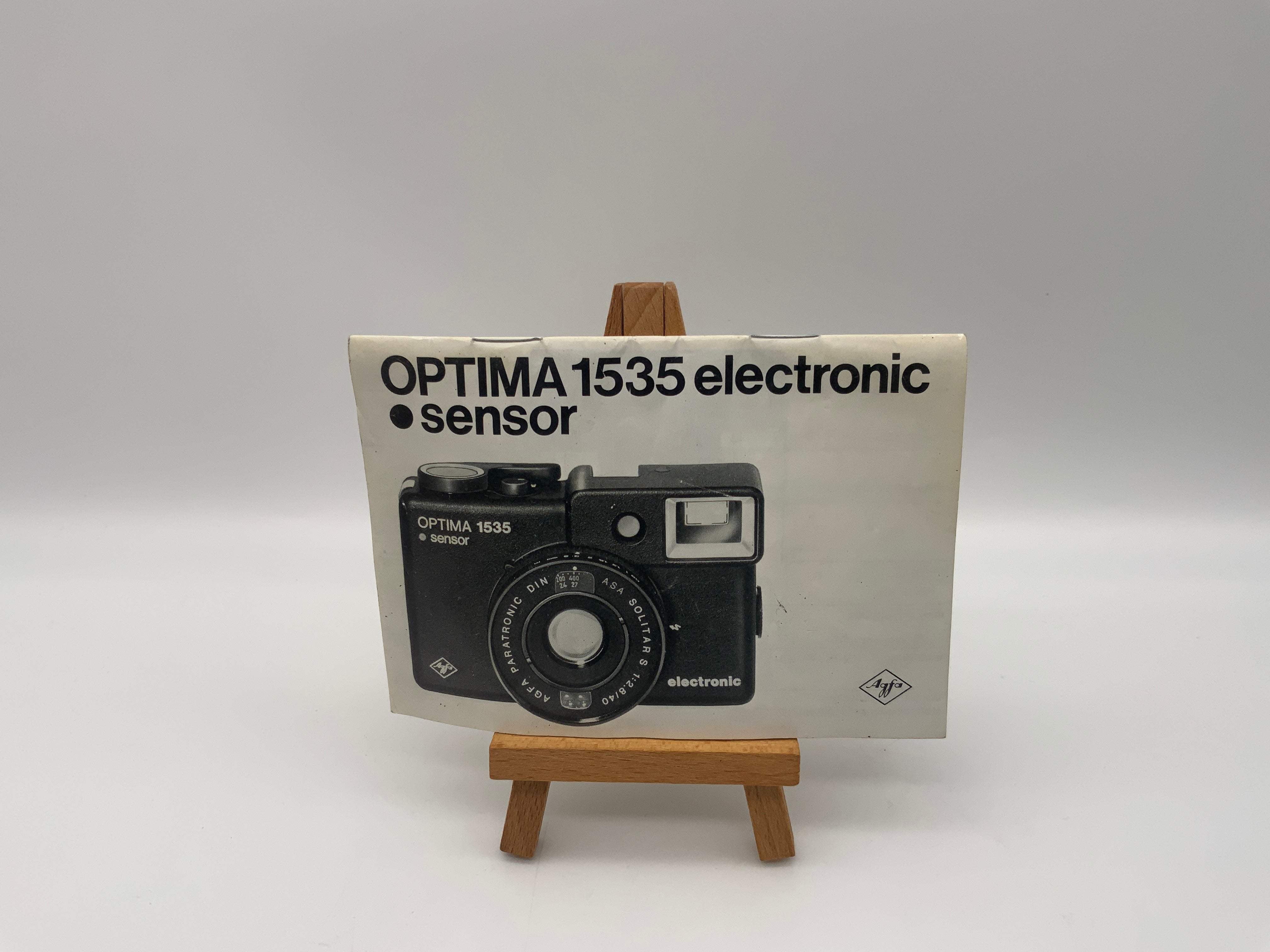 Agfa Optima 1535 electronic sensor operating instructions (German)