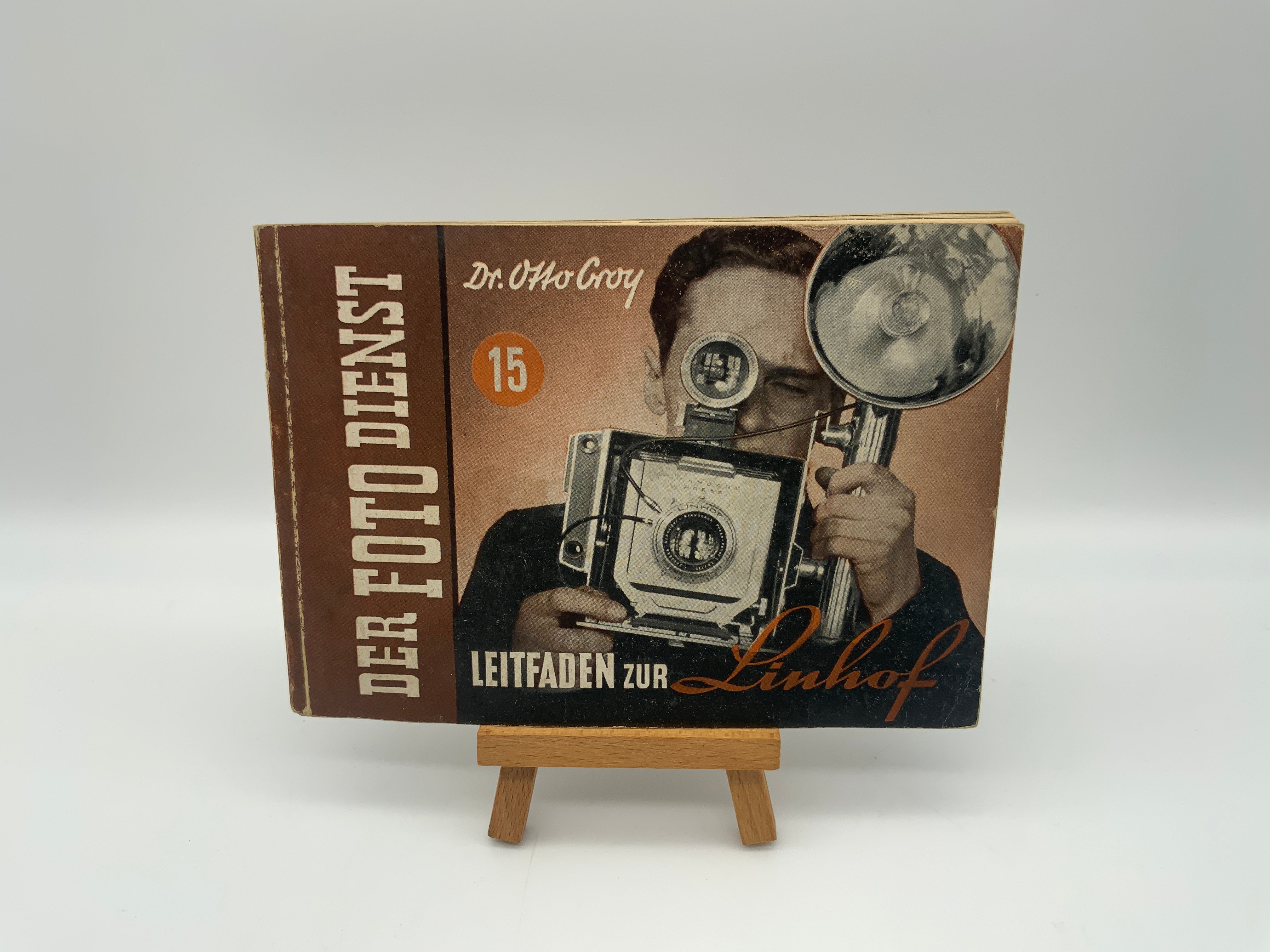 The photo service guide to the Linhof 15 Dr. Otto operating instructions (German)