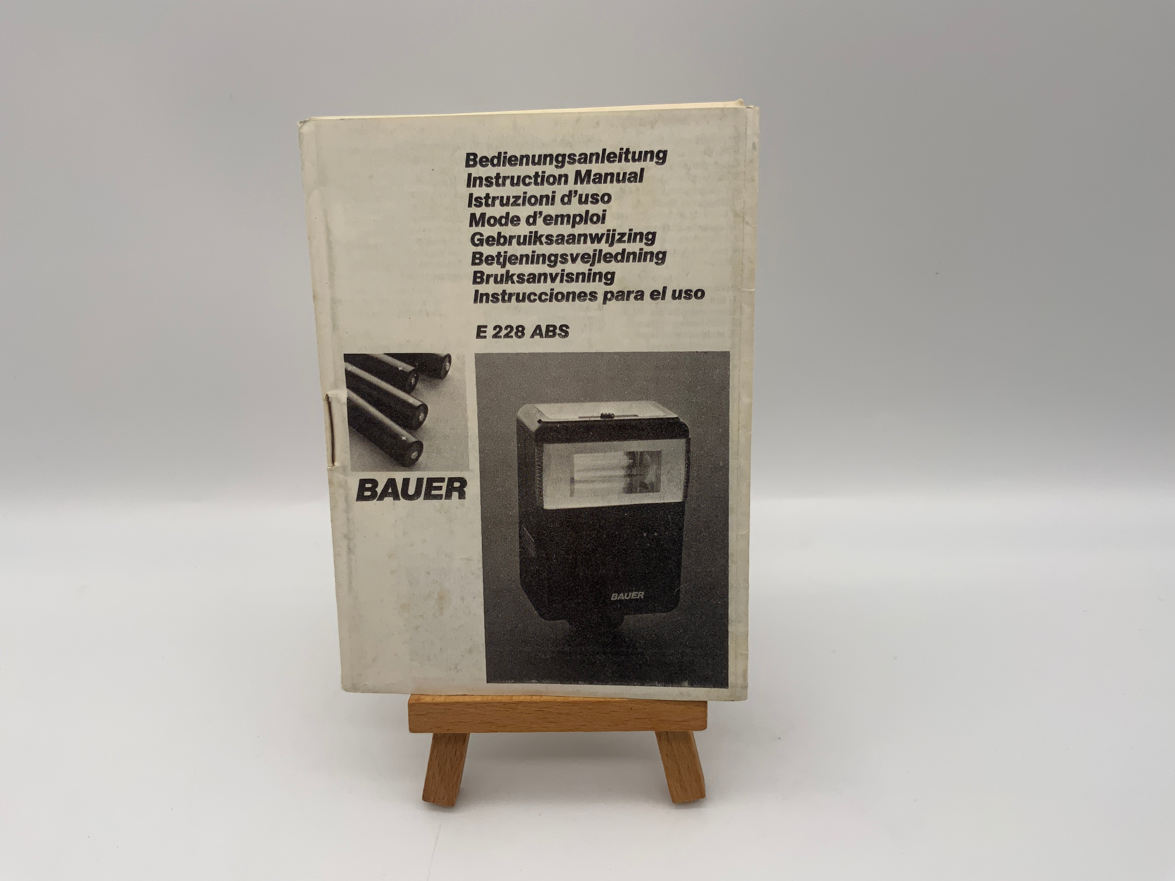 Bauer E 228 ABS Operating Instructions German