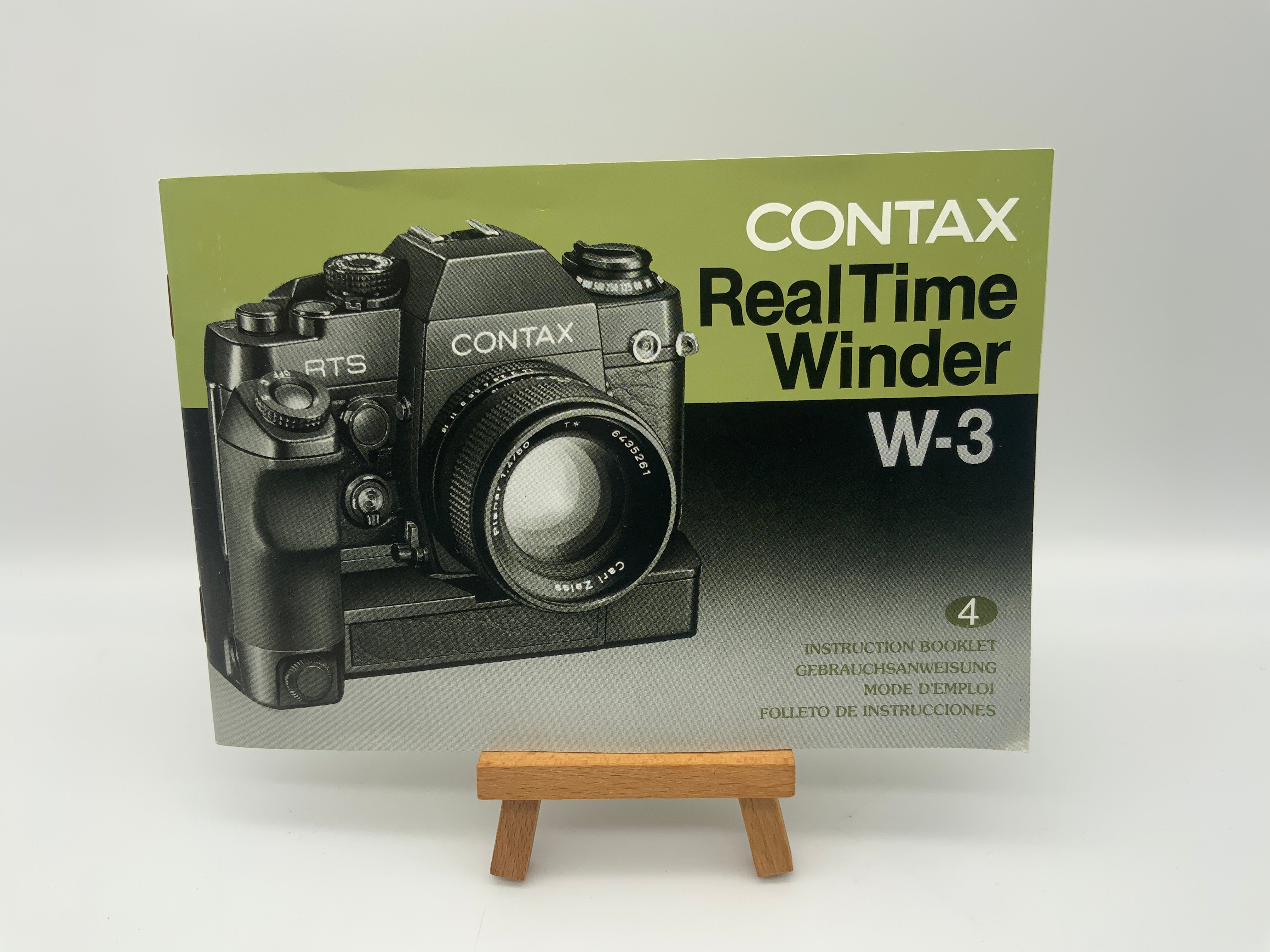 Contax Real Time Winder W-3 User Manual (German)