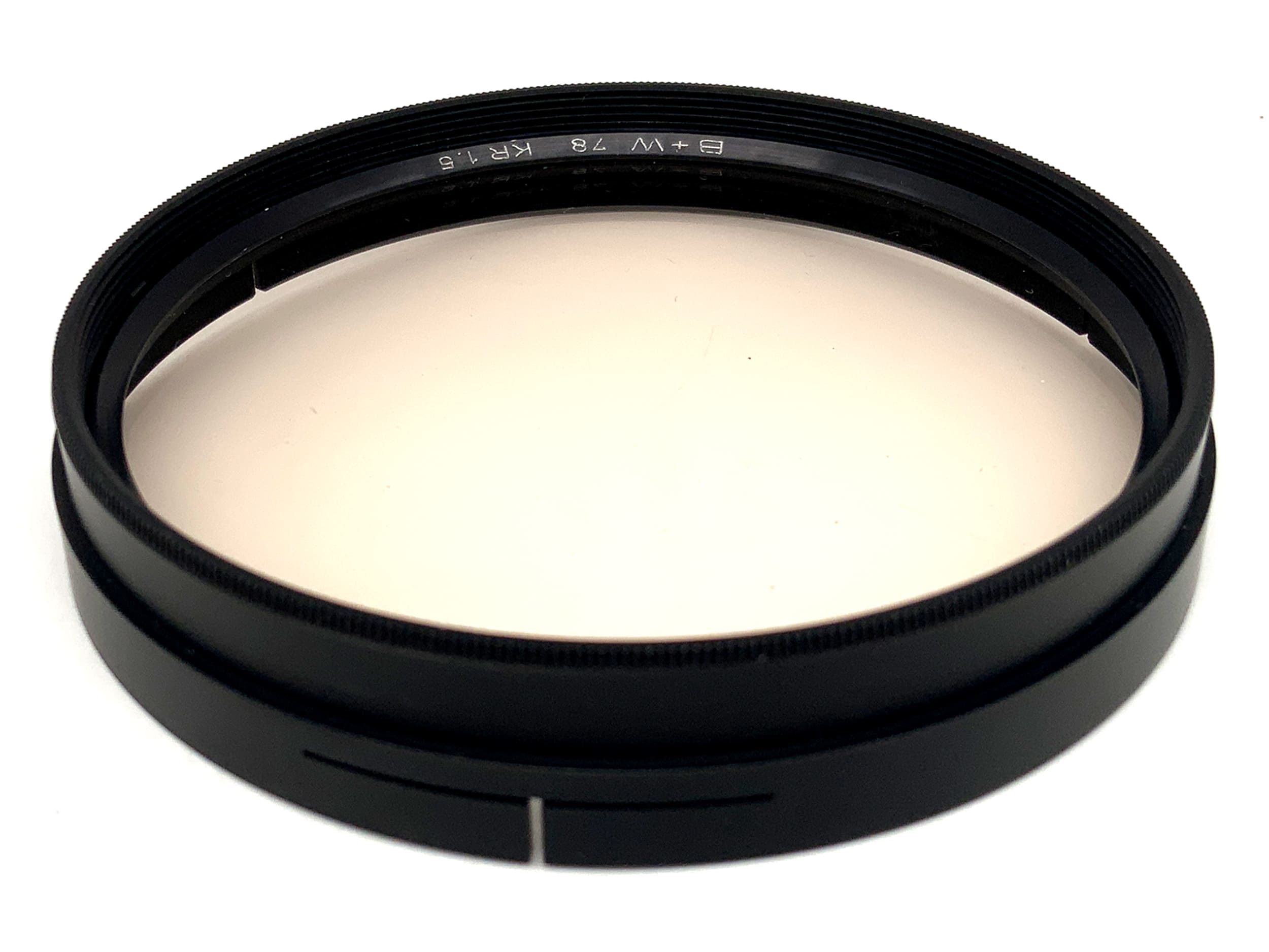 B+W Correction Filter KR 1.5 Slip-On Plug-in Filter 78mm Filter Thread