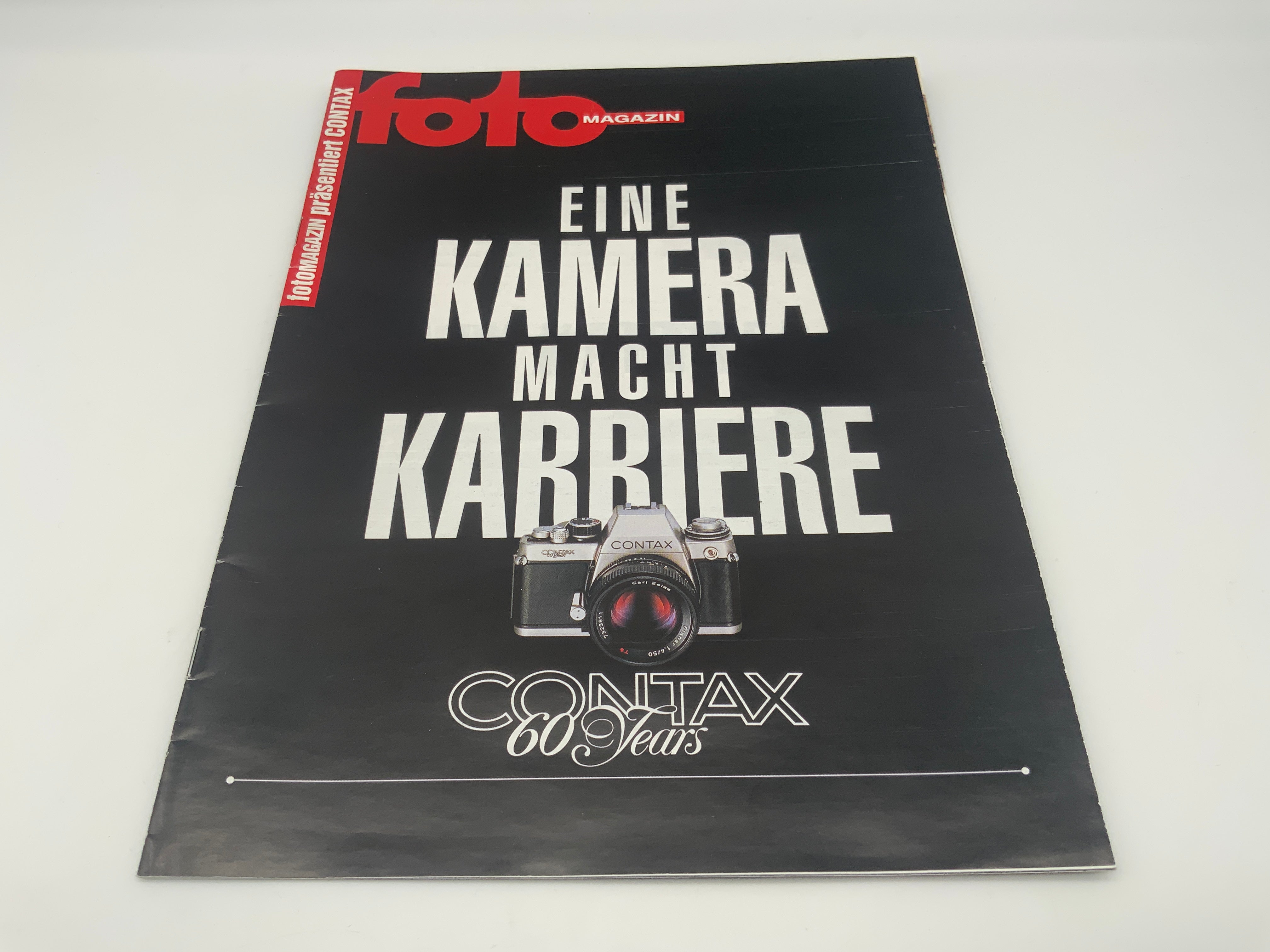 Contax 60 Years: A Camera Makes a Career - Brochure, Magazine, Prospectus (German)