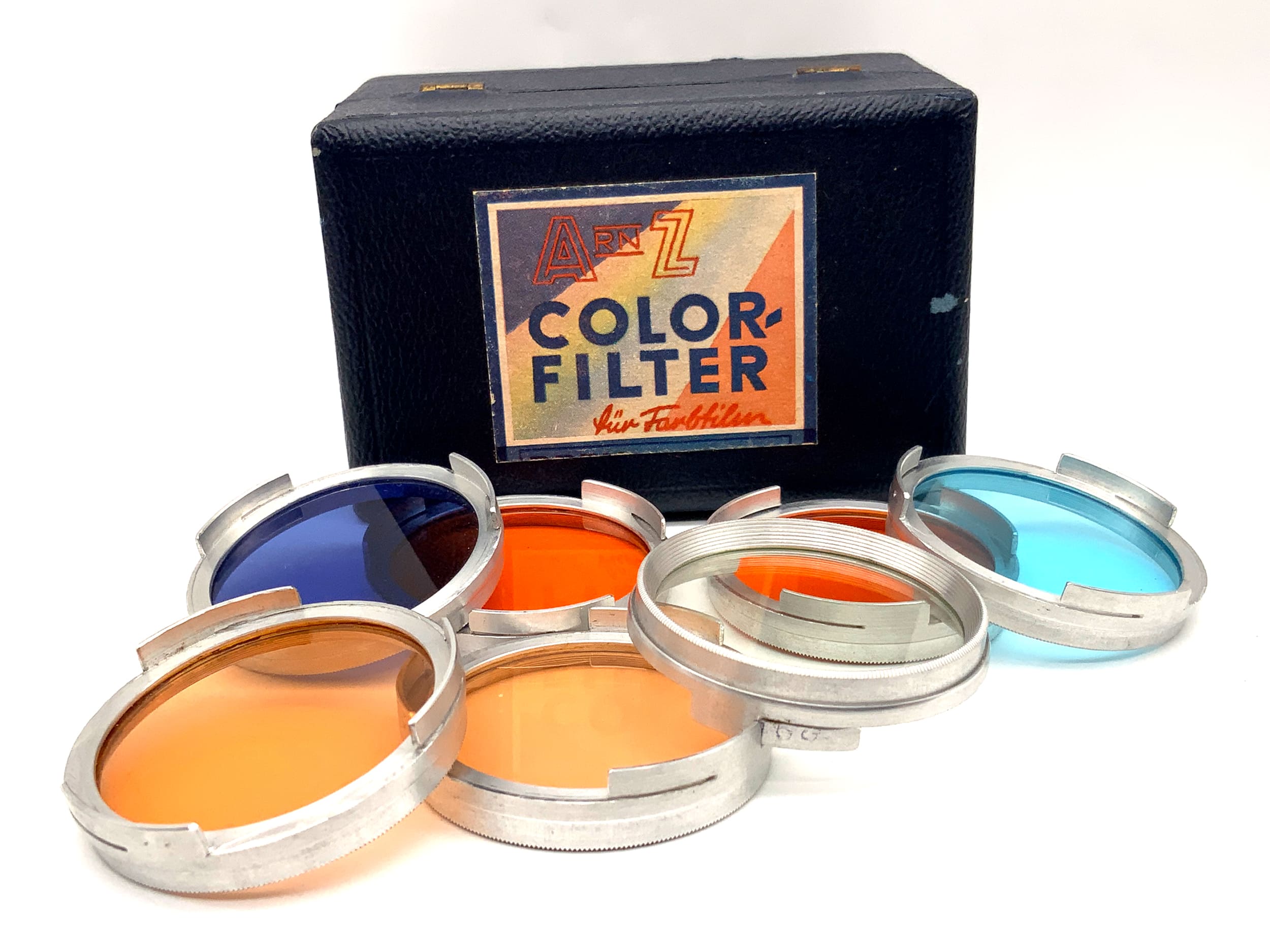 Arnz Jena color filter set Color-Filter Slip On plug-in filter 42mm