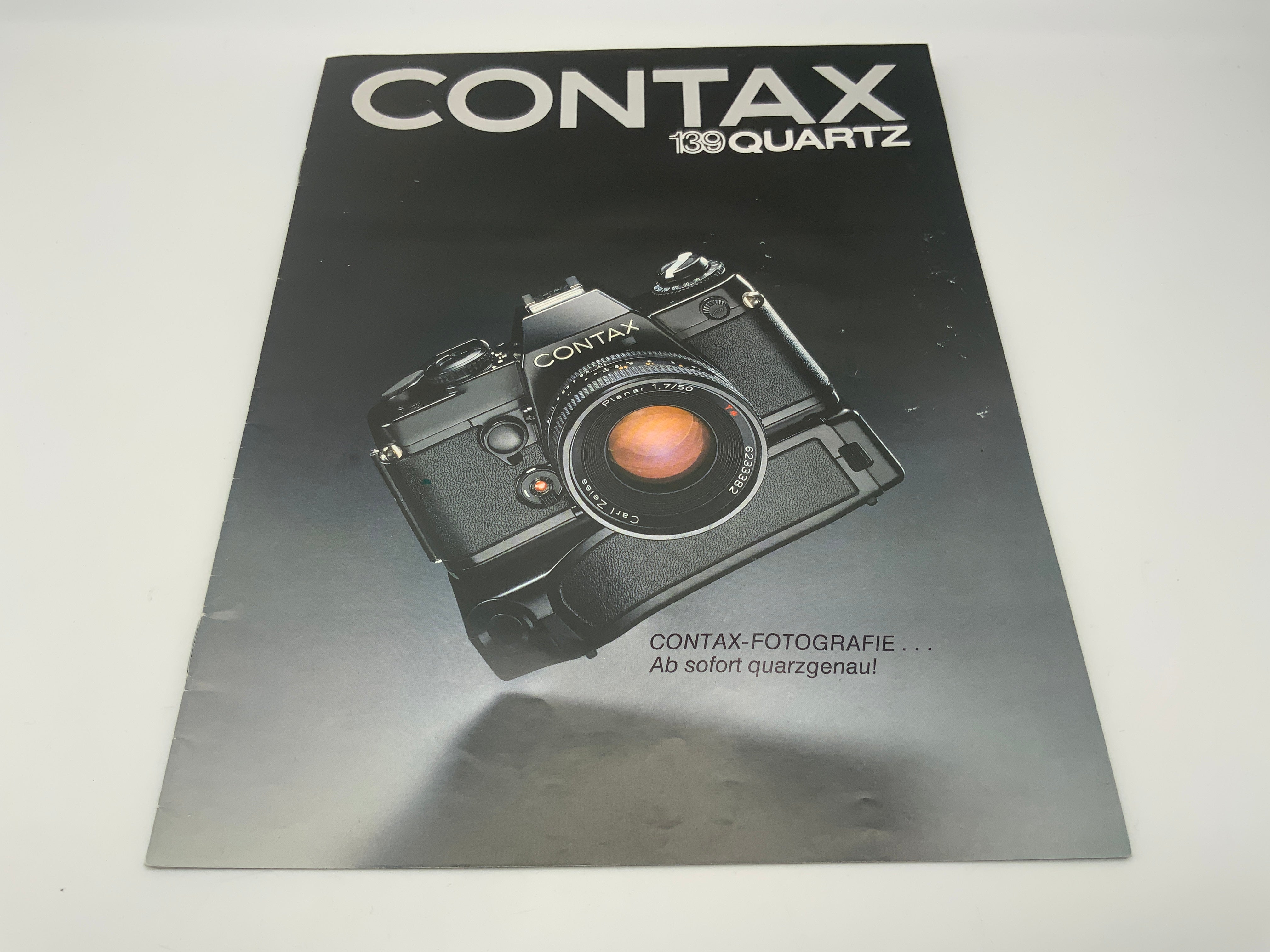 Contax 139 Quartz Brochure Magazine Leaflet German