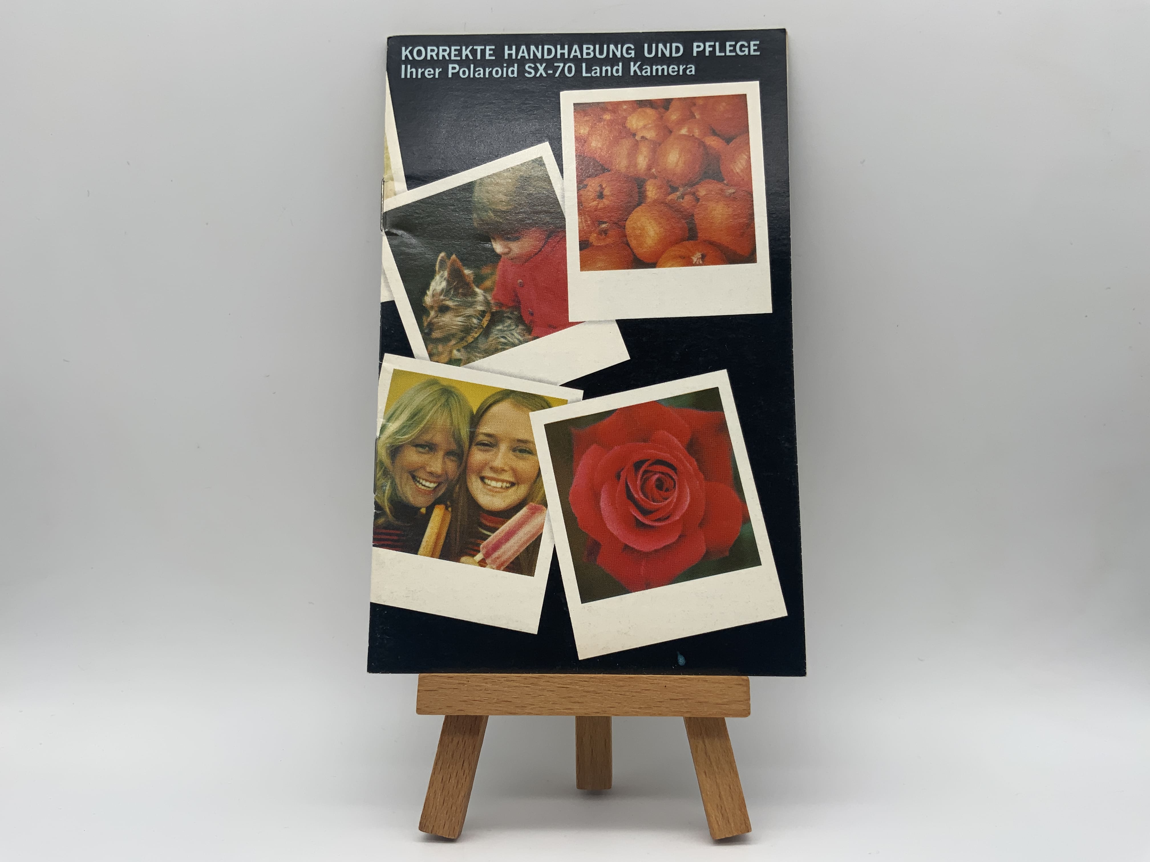 Polaroid SX-70 Korrekte Handhabung und Pflege Bedienungsanleitung Deutsch