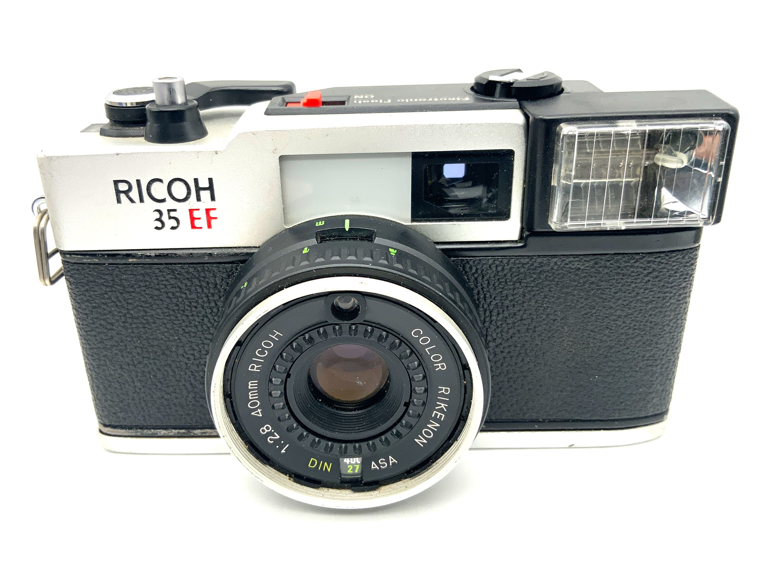Ricoh 35 EF viewfinder camera with Color Rikenon 40mm 1:2.8 analog camera
