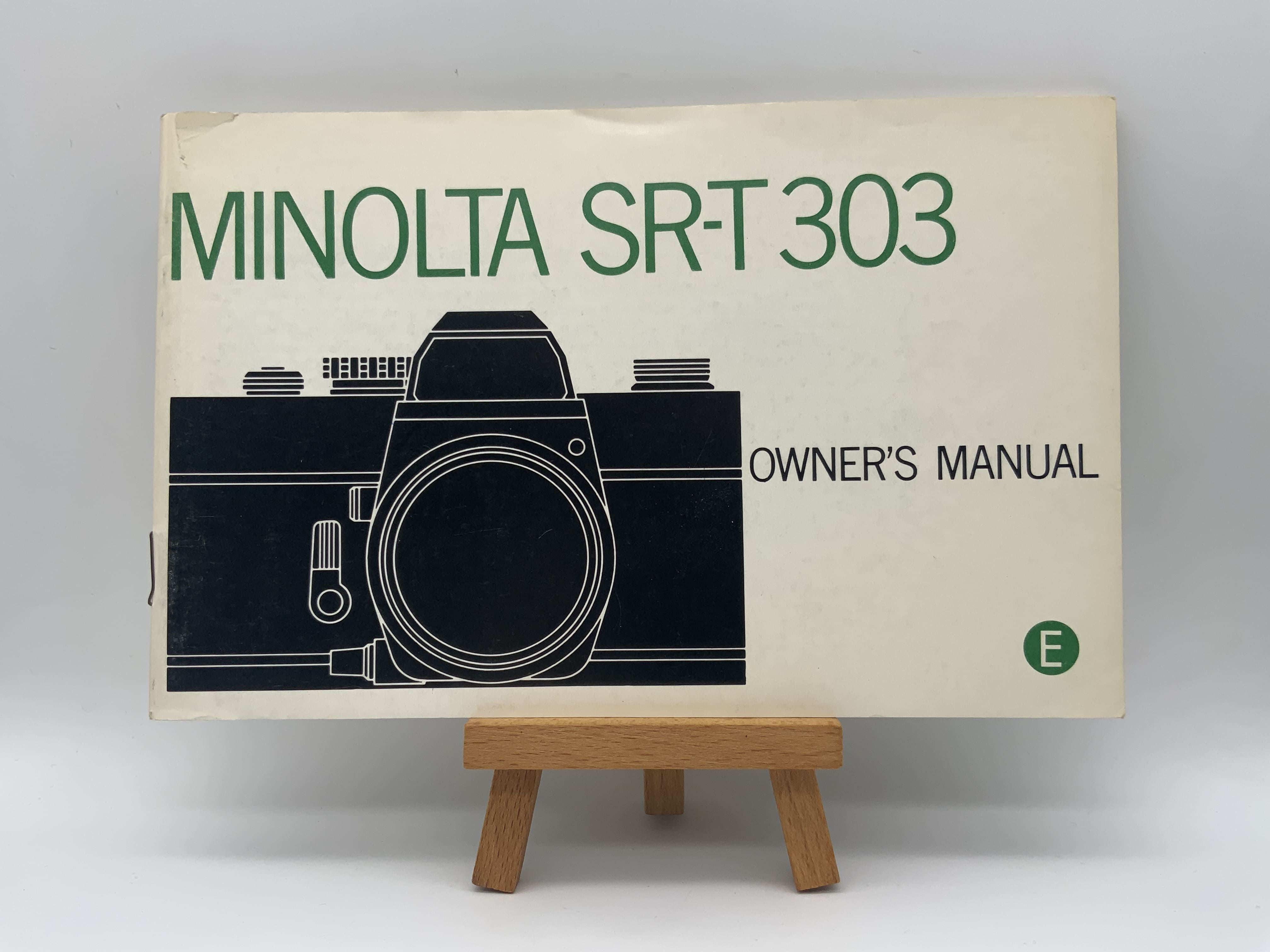 Minolta SR-T 303 Instruction Manual Bedienungsanleitung Englisch