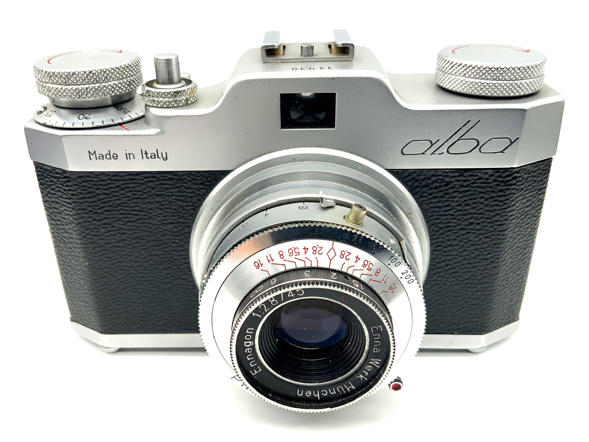 Alba Gamma Roma viewfinder camera with C Ennagon 45mm 1:2.8 Pronto analog camera