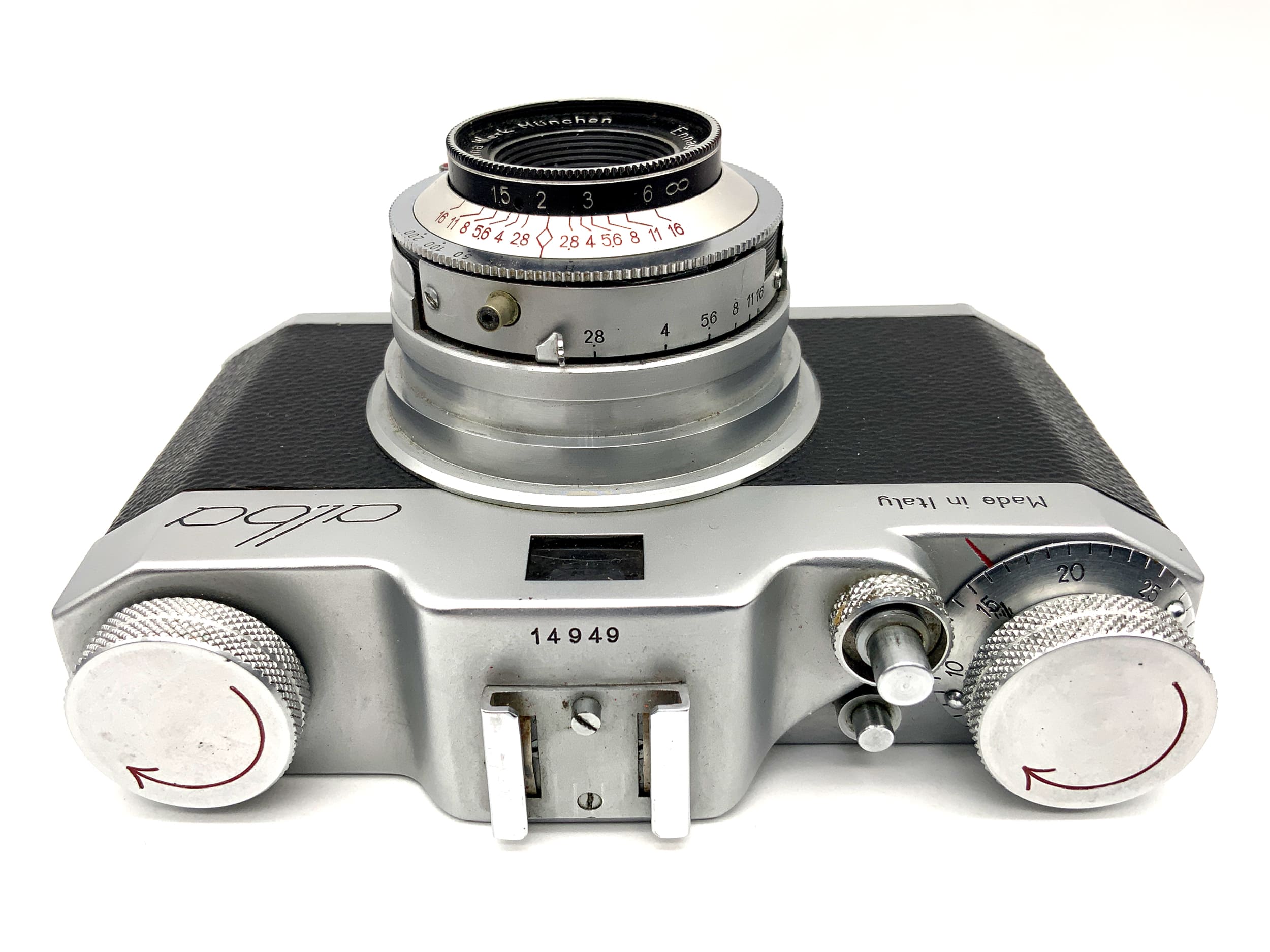 Alba Gamma Roma viewfinder camera with C Ennagon 45mm 1:2.8 Pronto analog camera