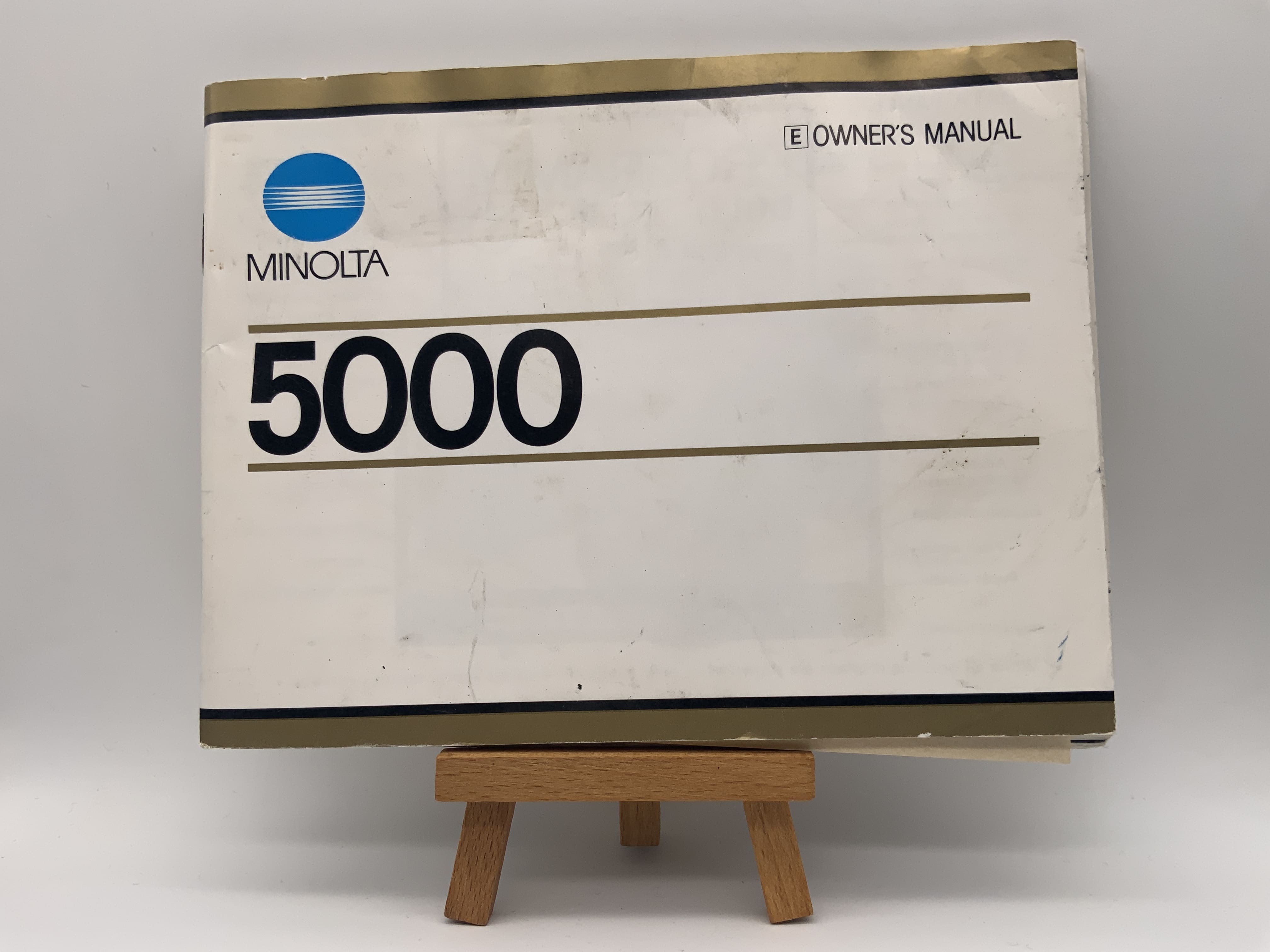 Minolta 5000 Owners Manual Bedienungsanleitung Englisch