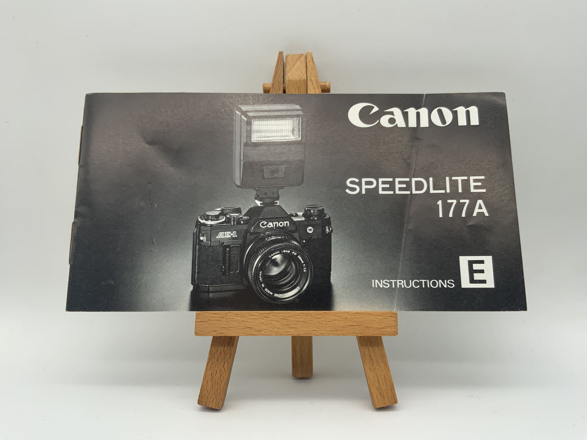Canon Speedlite 177A Bedienungsanleitung Deutsch