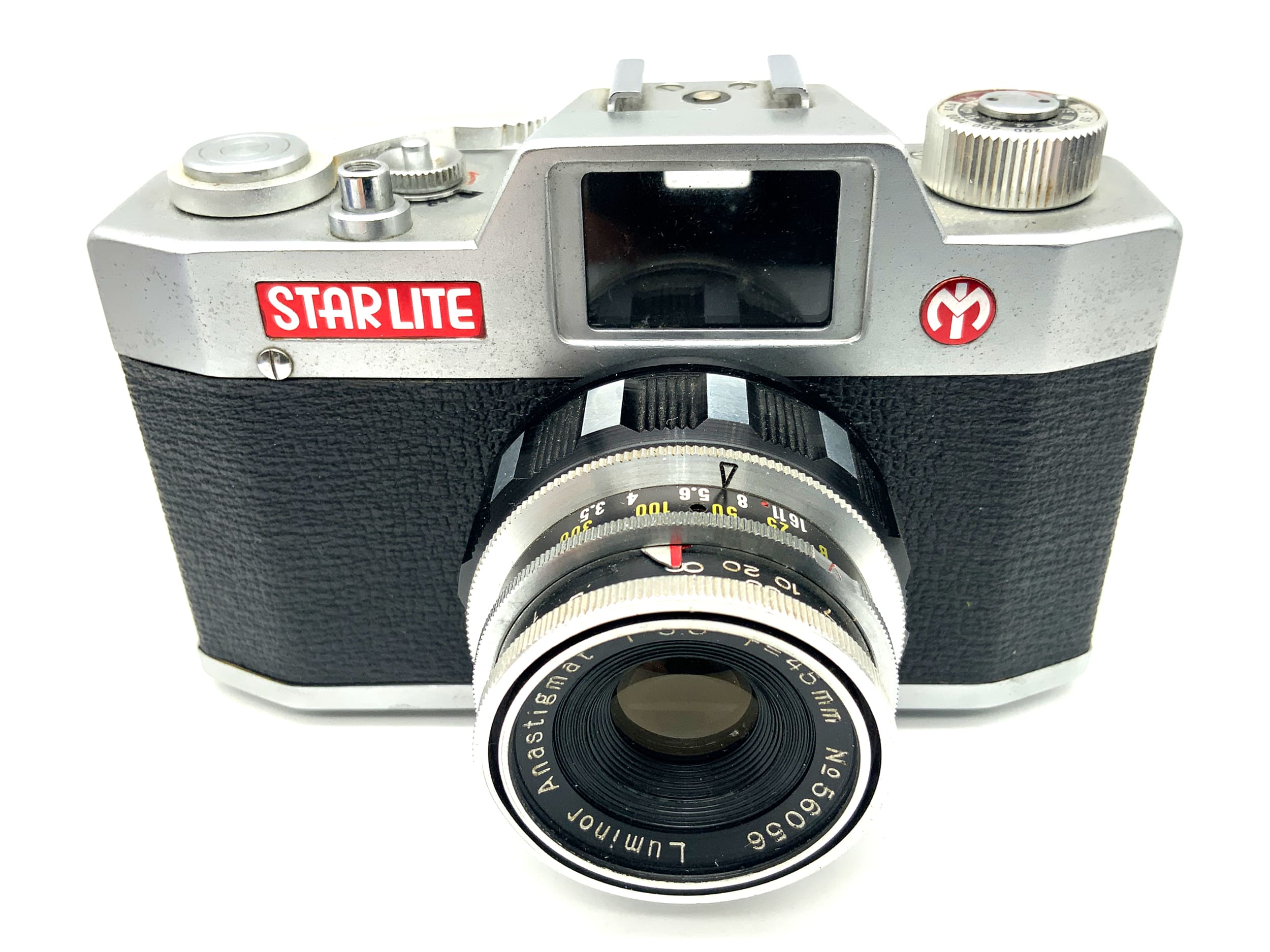 Yamato Star Line viewfinder camera with Anastigmat 45mm 1:3.5 Luminor analog camera