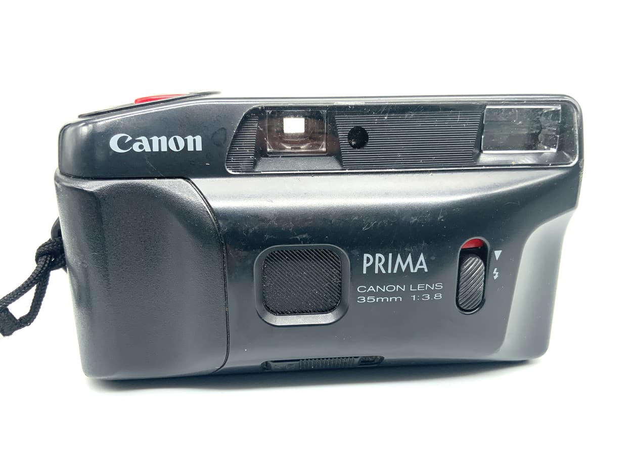 Canon Prima Junior Point&amp;Shoot with Canon Lens 35mm 1:3.8 analog camera