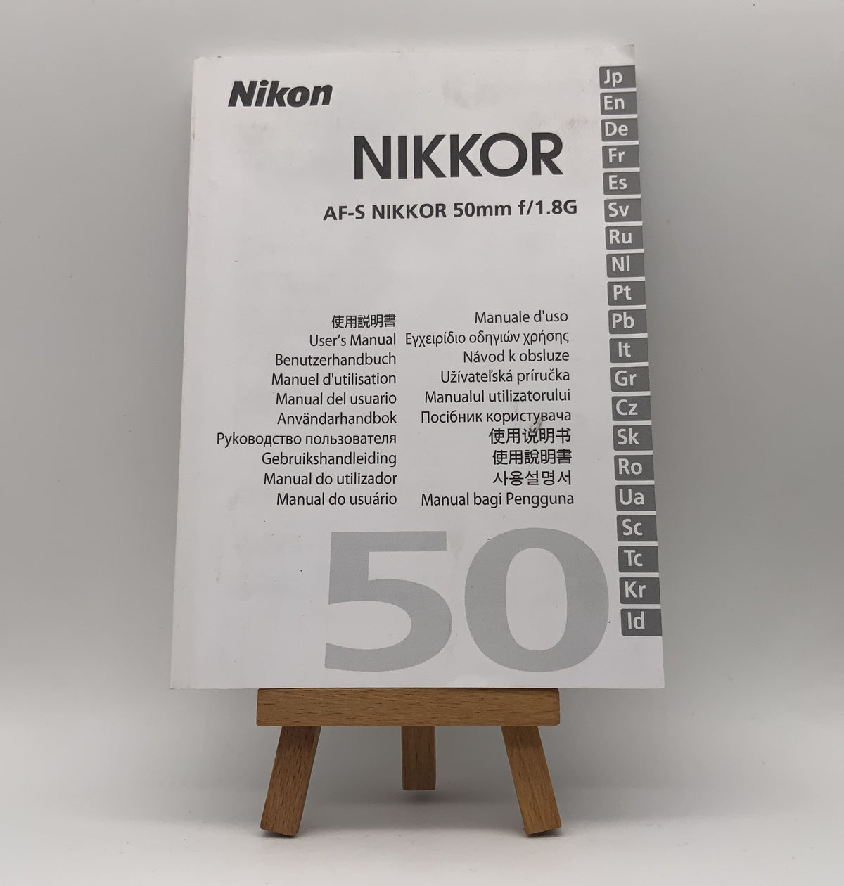 Nikon Nikkor AF-S 50mm f/1.8G Bedienungsanleitung Deutsch
