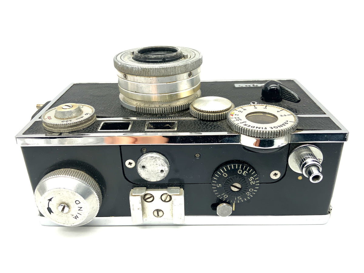 Argus C3 viewfinder camera with coated Cintar 50mm f/3.5 compact camera, analog camera