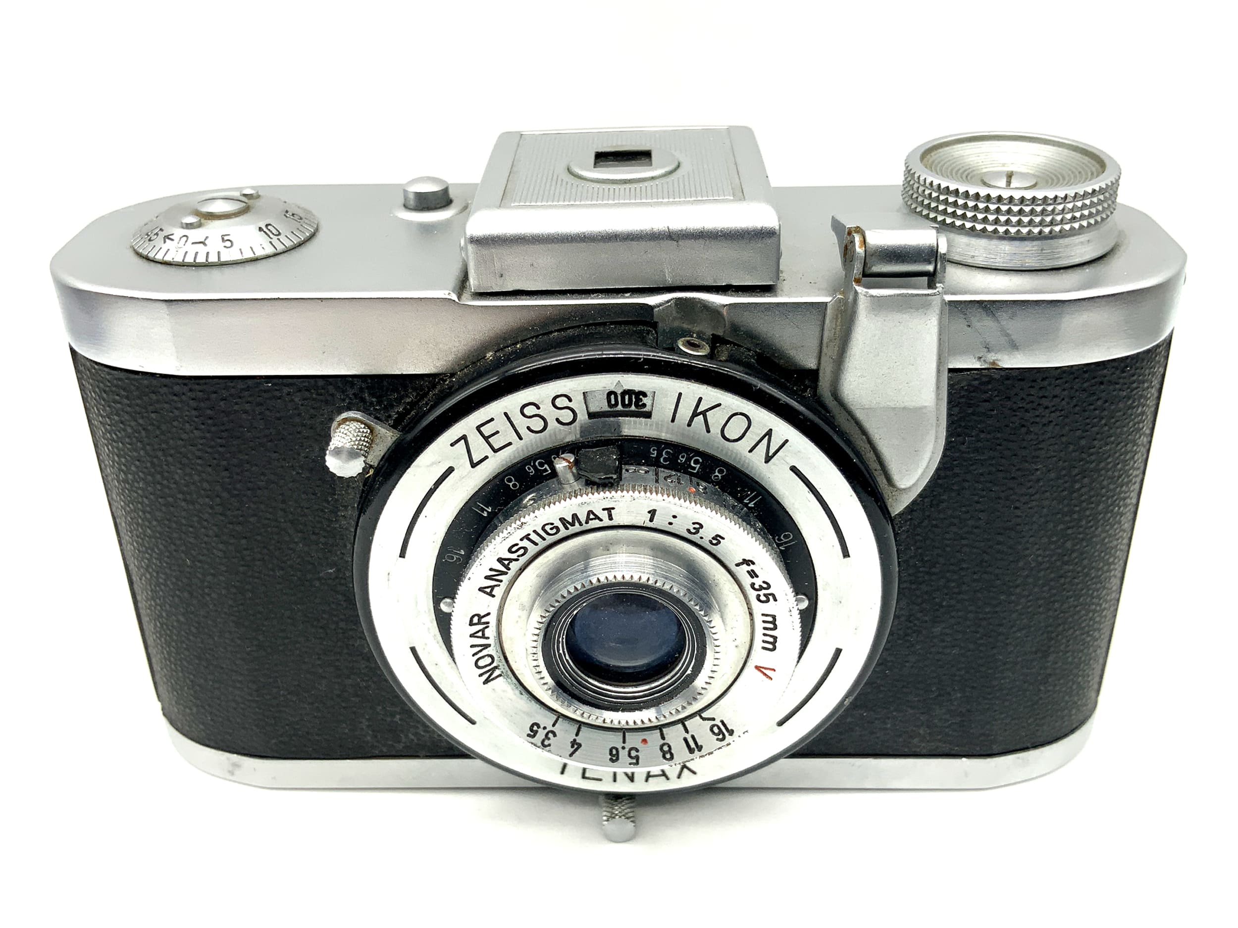 Zeiss Ikon Tenax viewfinder camera with Novar Anastigmat red V 35mm 1:3.5 analog camera