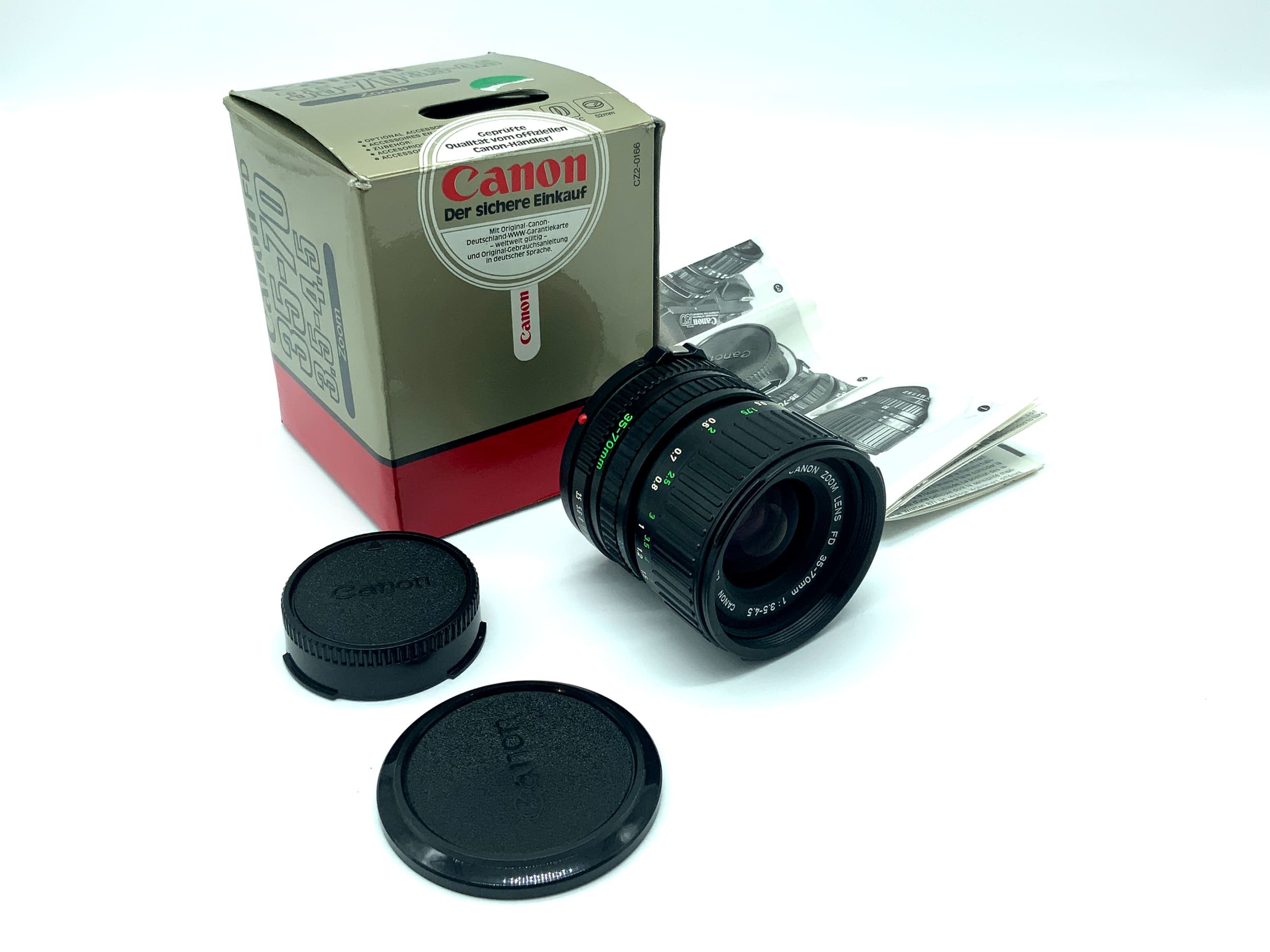 Canon Zoom Lens 35-70mm 1:3.5-4.5 Objektiv in OVP macro Zoomobjektiv (Canon FD)