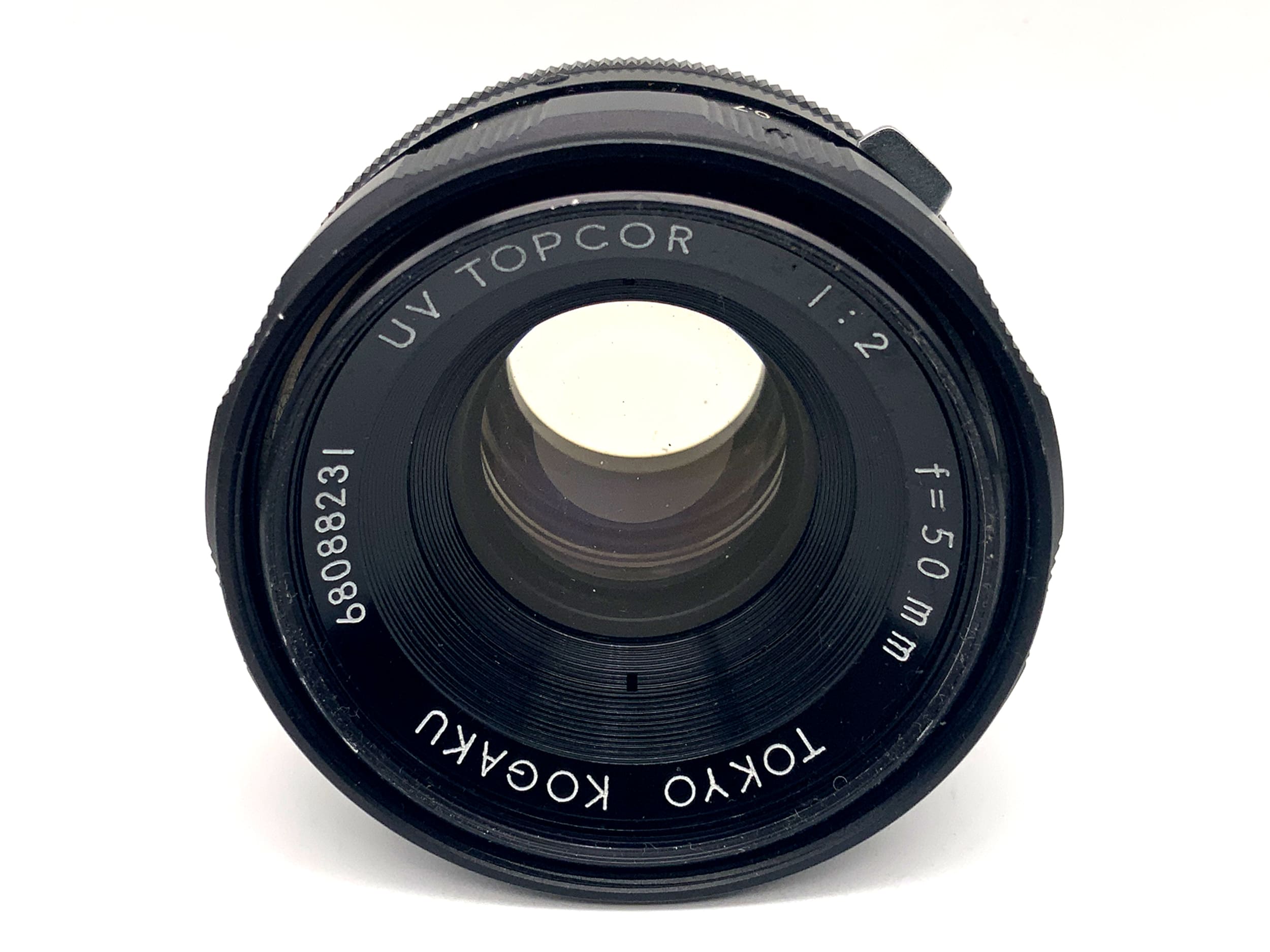 Topcon 50mm 1:2 lens UV Topcor Tokyo Kogaku fixed focal length (Topcon)