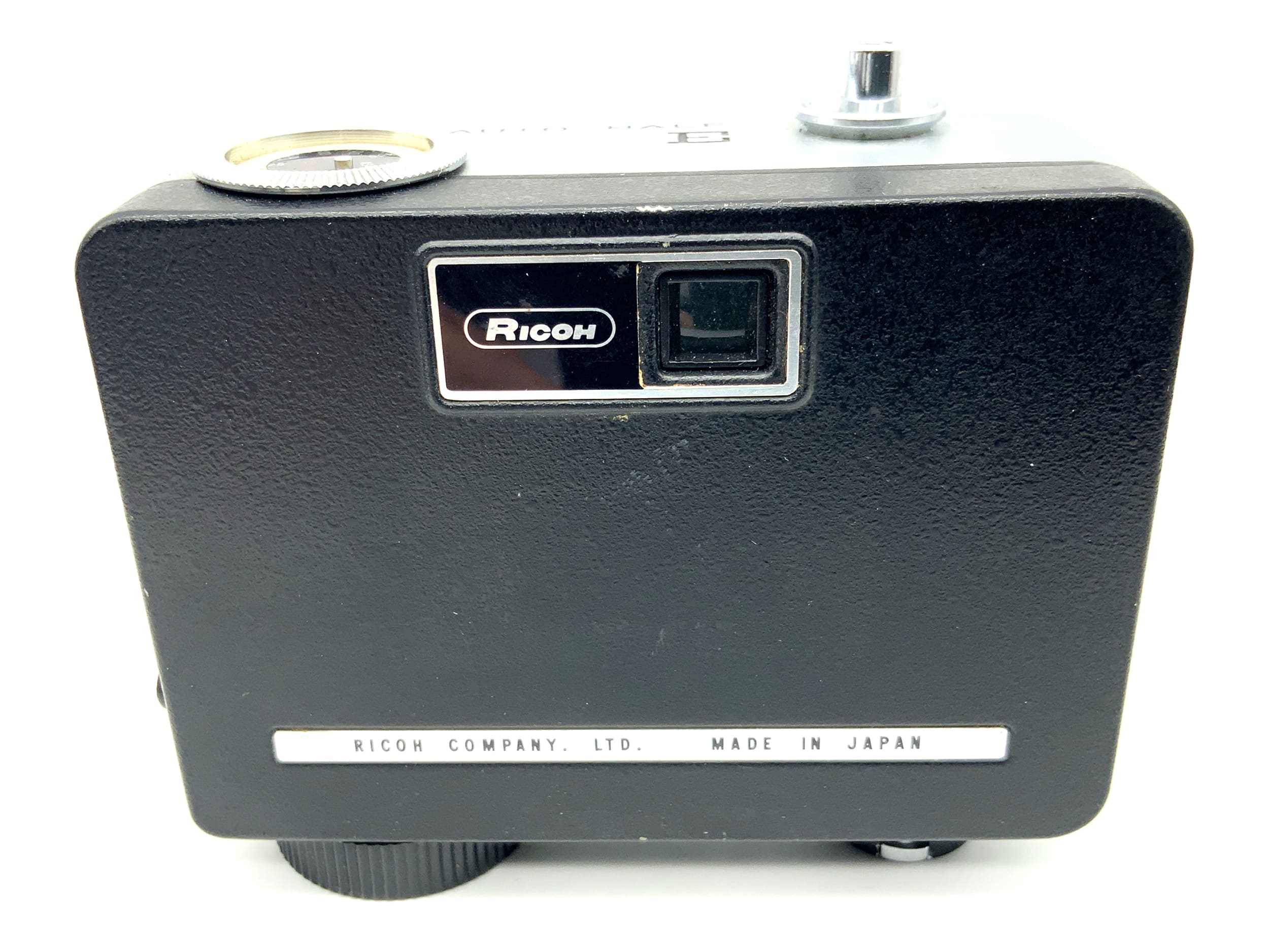 Ricoh Auto Half E viewfinder camera with Ricoh 25mm F:2.8 half-frame camera