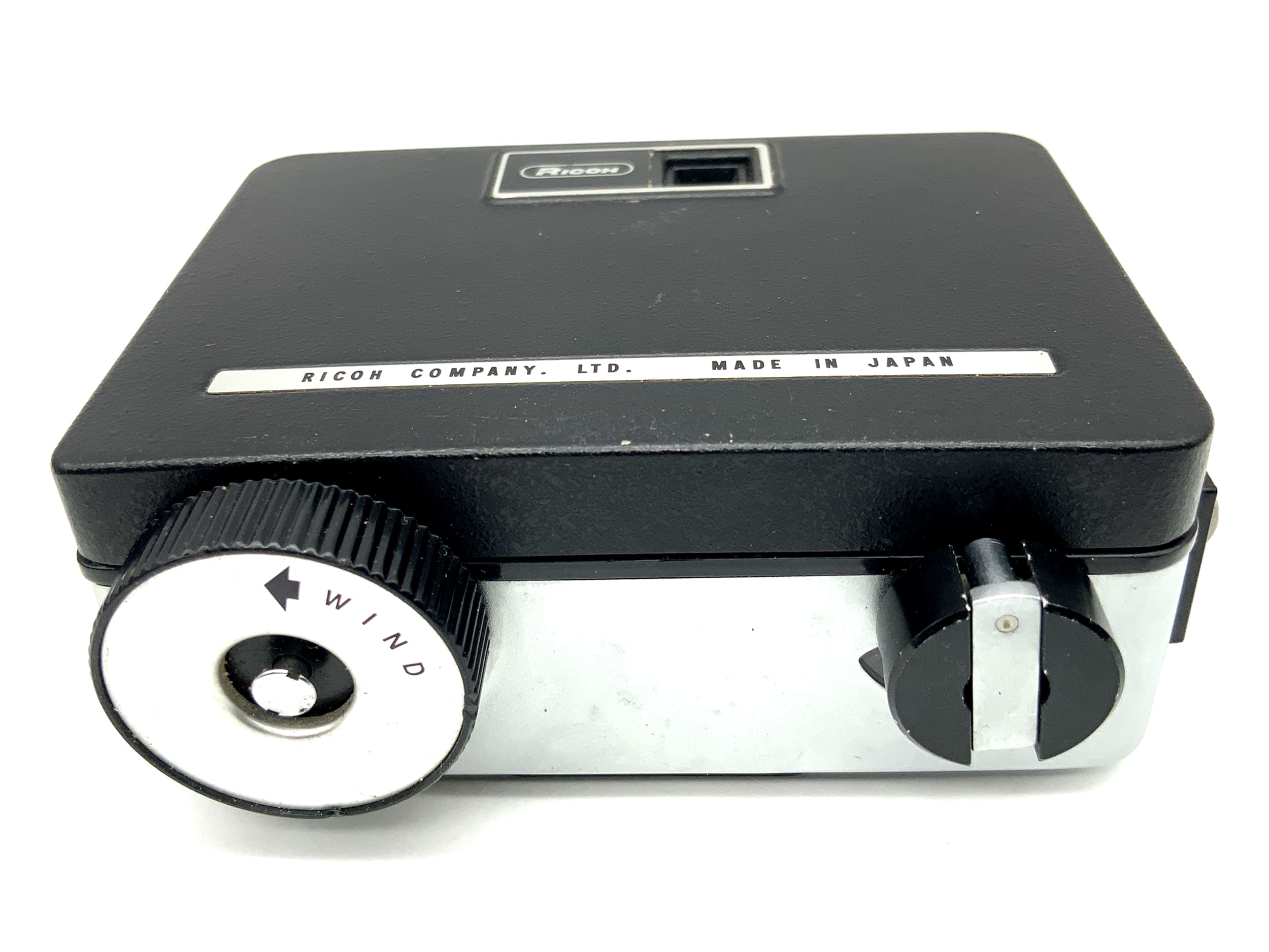 Ricoh Auto Half E viewfinder camera with Ricoh 25mm F:2.8 half-frame camera