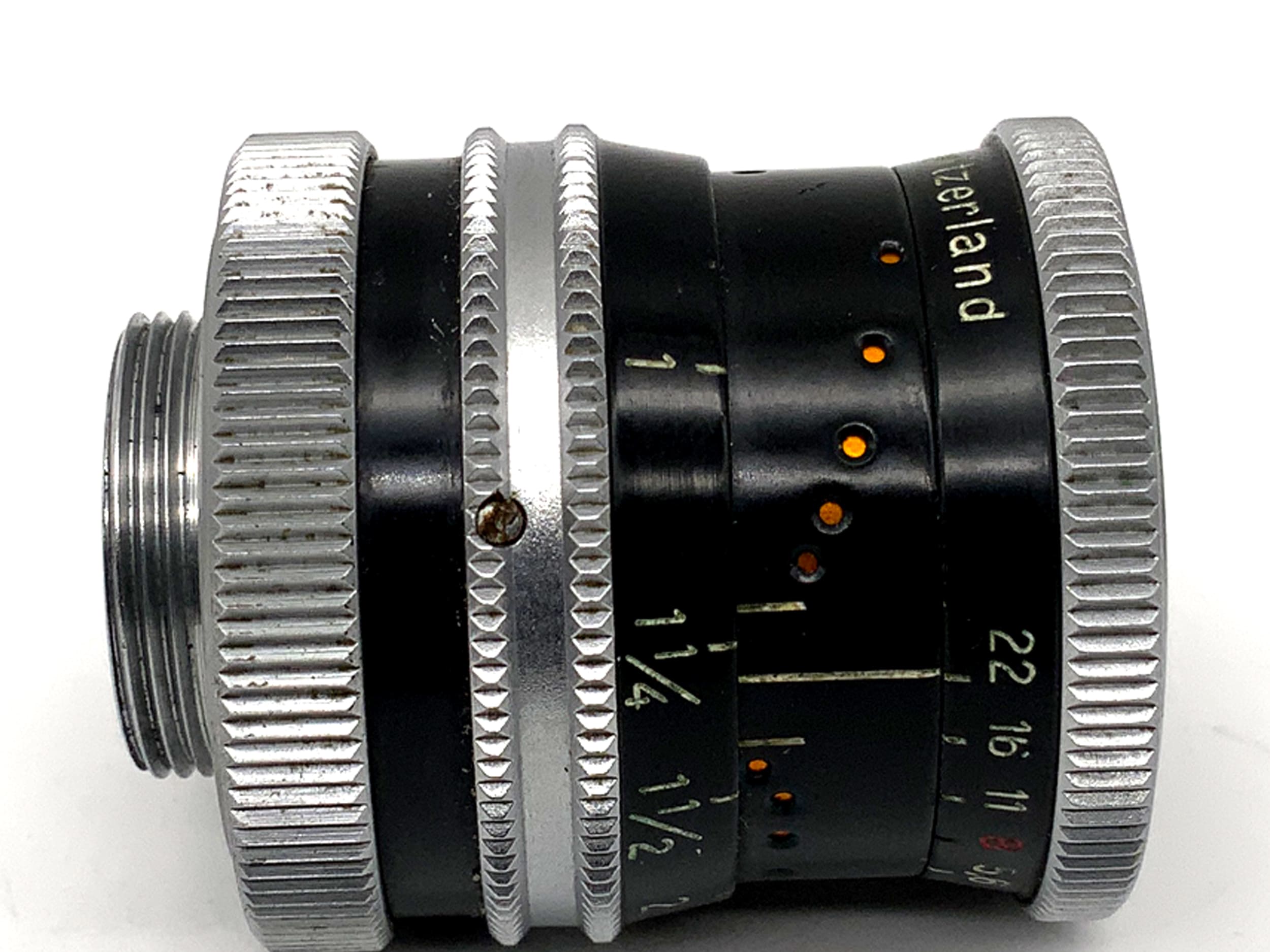 Kern Paillard 13mm 1:1.8 Lens Yvar Bolex Video Lens (D-Mount)