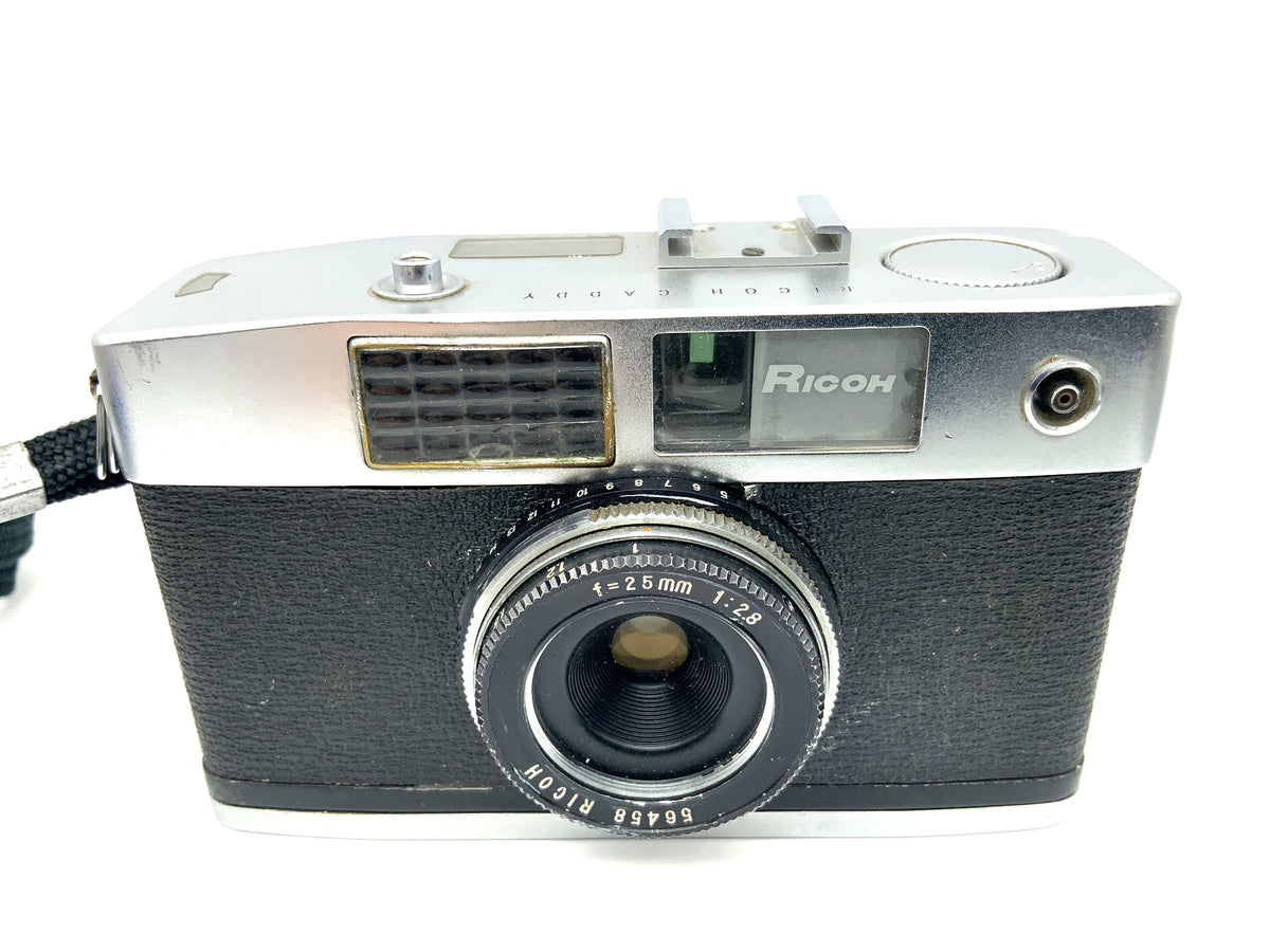 Ricoh Caddy viewfinder camera with Ricoh 25mm F:2.8 half-frame analog camera