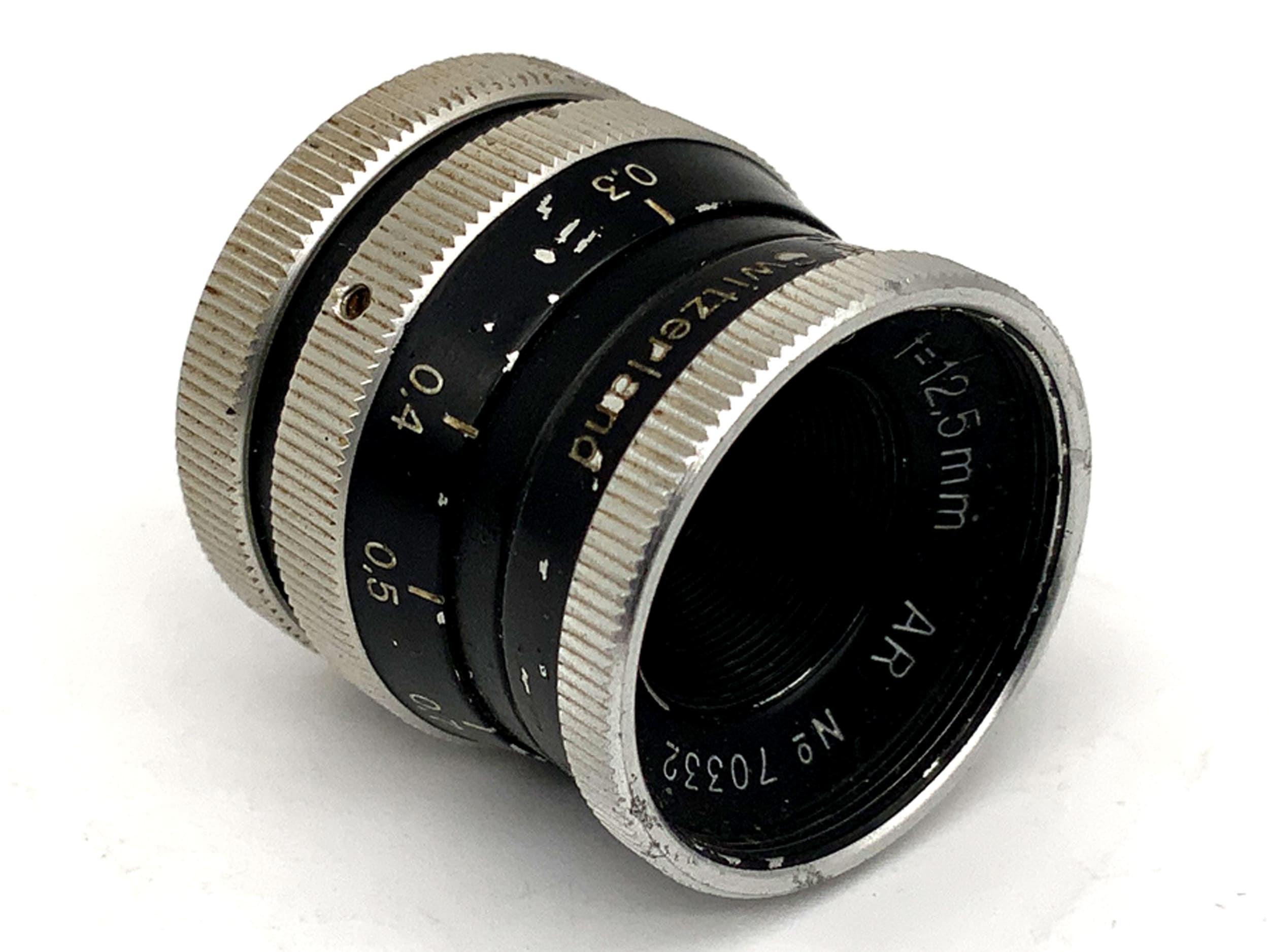 Kern Paillard 12.5mm 1:2.8 Lens Yvar Bolex Video Lens (D-Mount)