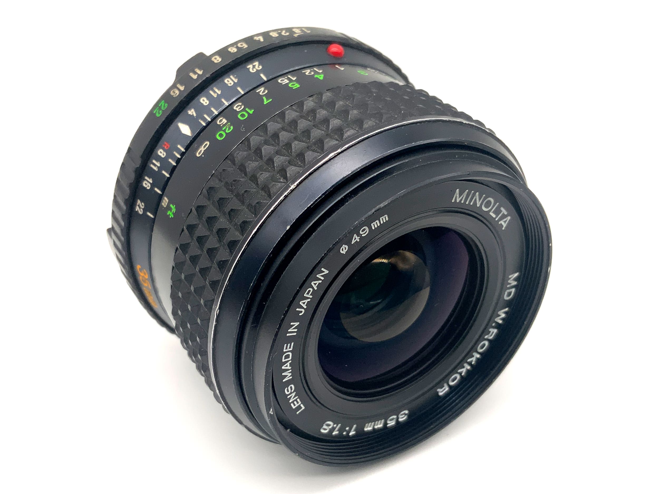 Minolta MD W.Rokkor 35mm 1:1.8 Objektiv Festbrennweite (Minolta MD)