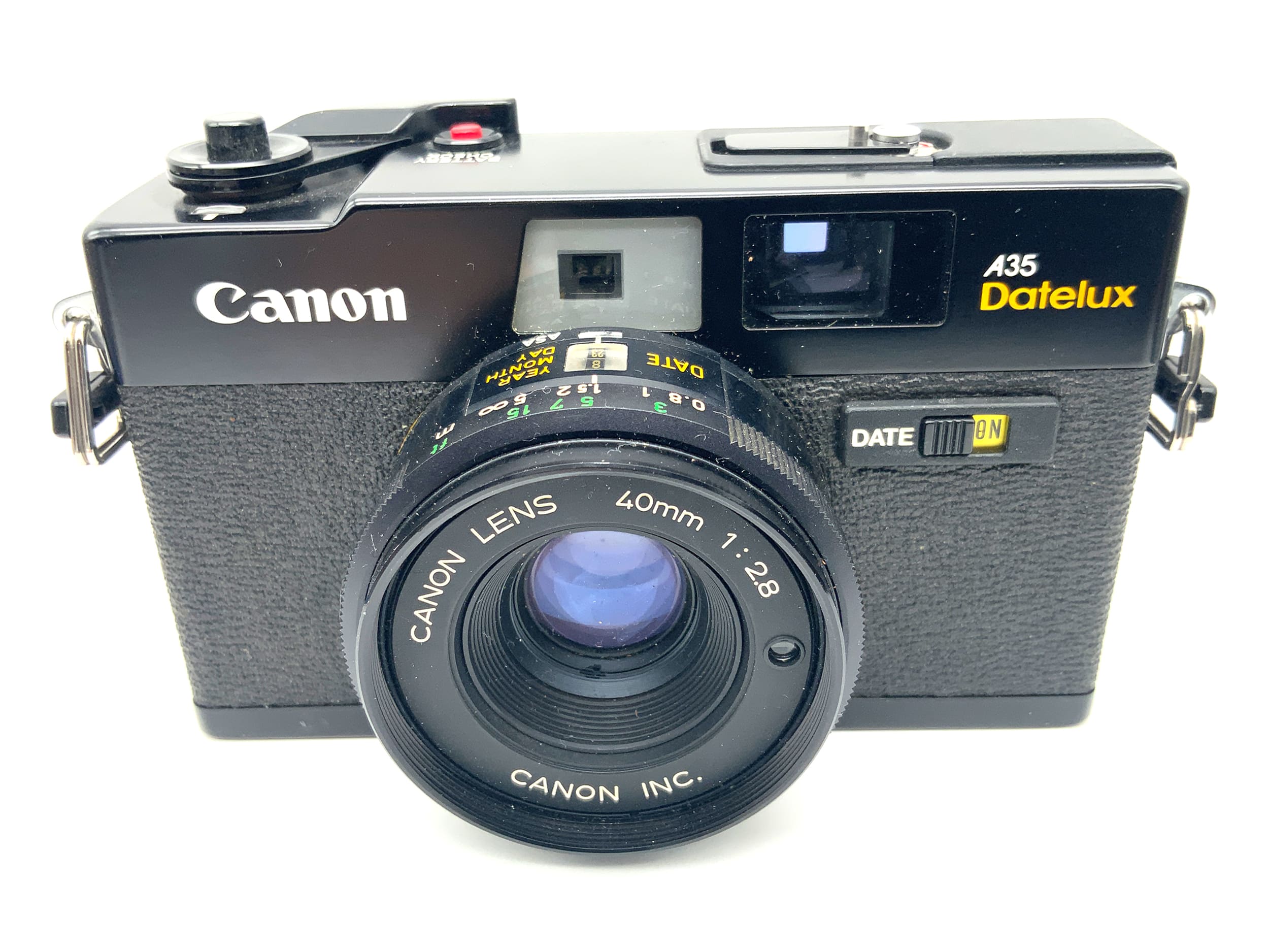 Canon A35 Datelux rangefinder camera with 40mm 1:2.8 compact camera analog camera