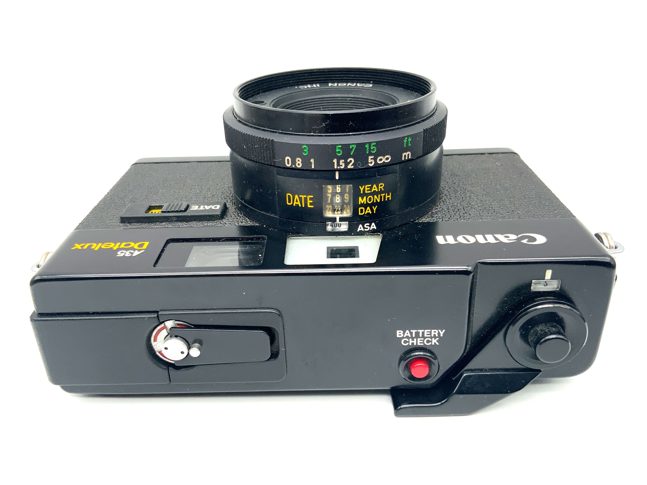 Canon A35 Datelux rangefinder camera with 40mm 1:2.8 compact camera analog camera