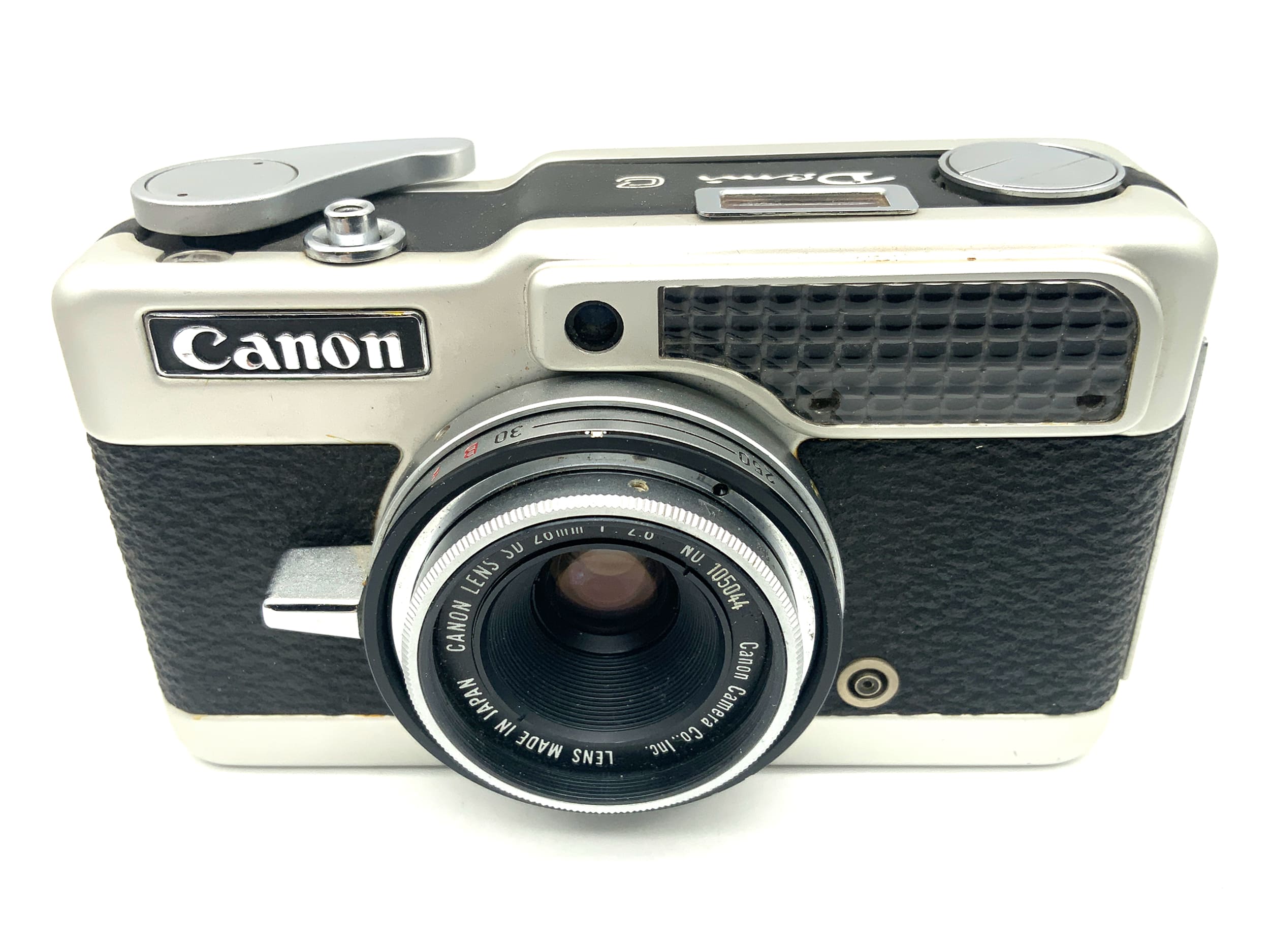 Canon Demi C viewfinder camera with SD 28mm 1:2.8 half-frame camera analog camera