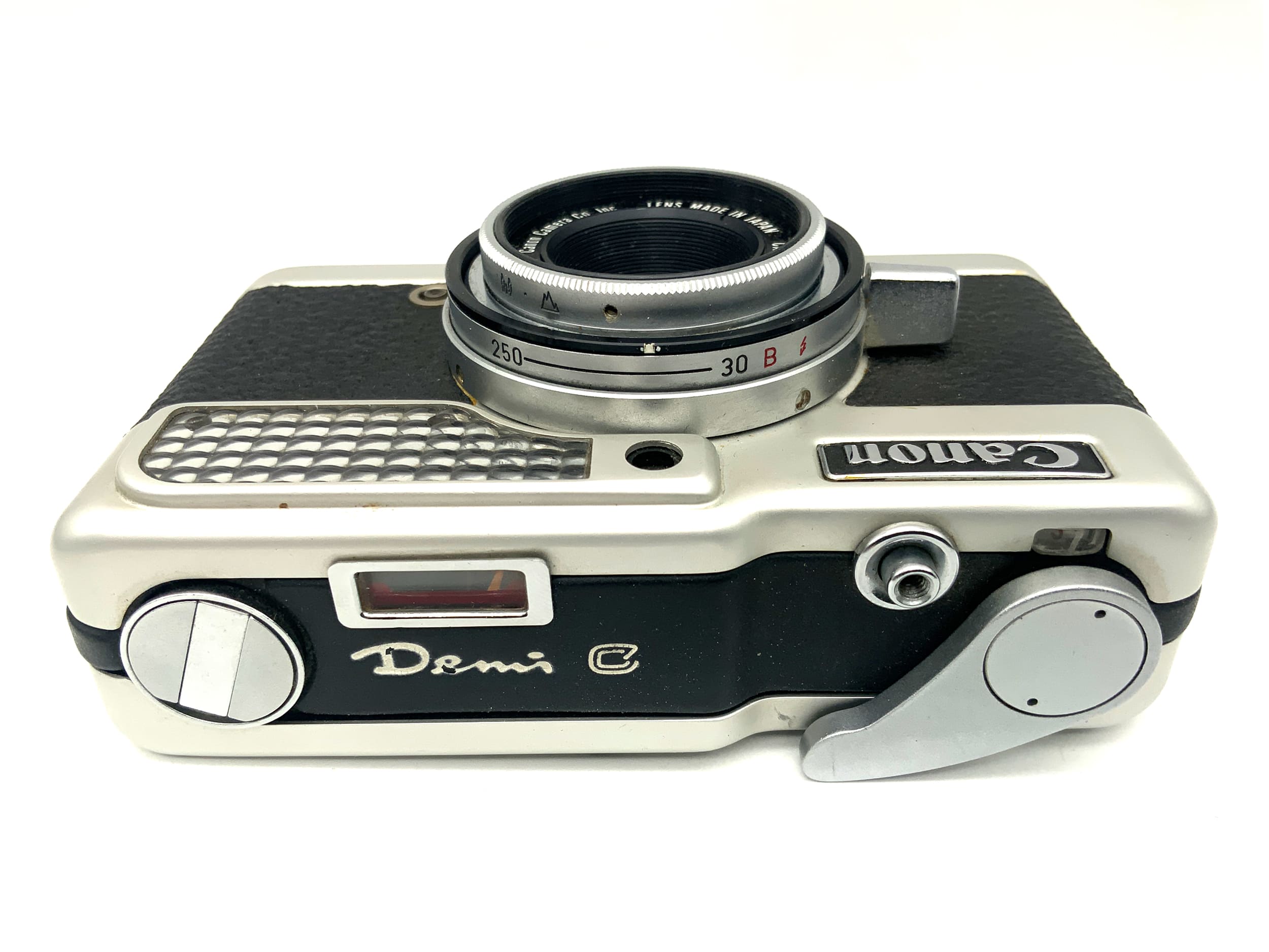 Canon Demi C viewfinder camera with SD 28mm 1:2.8 half-frame camera analog camera