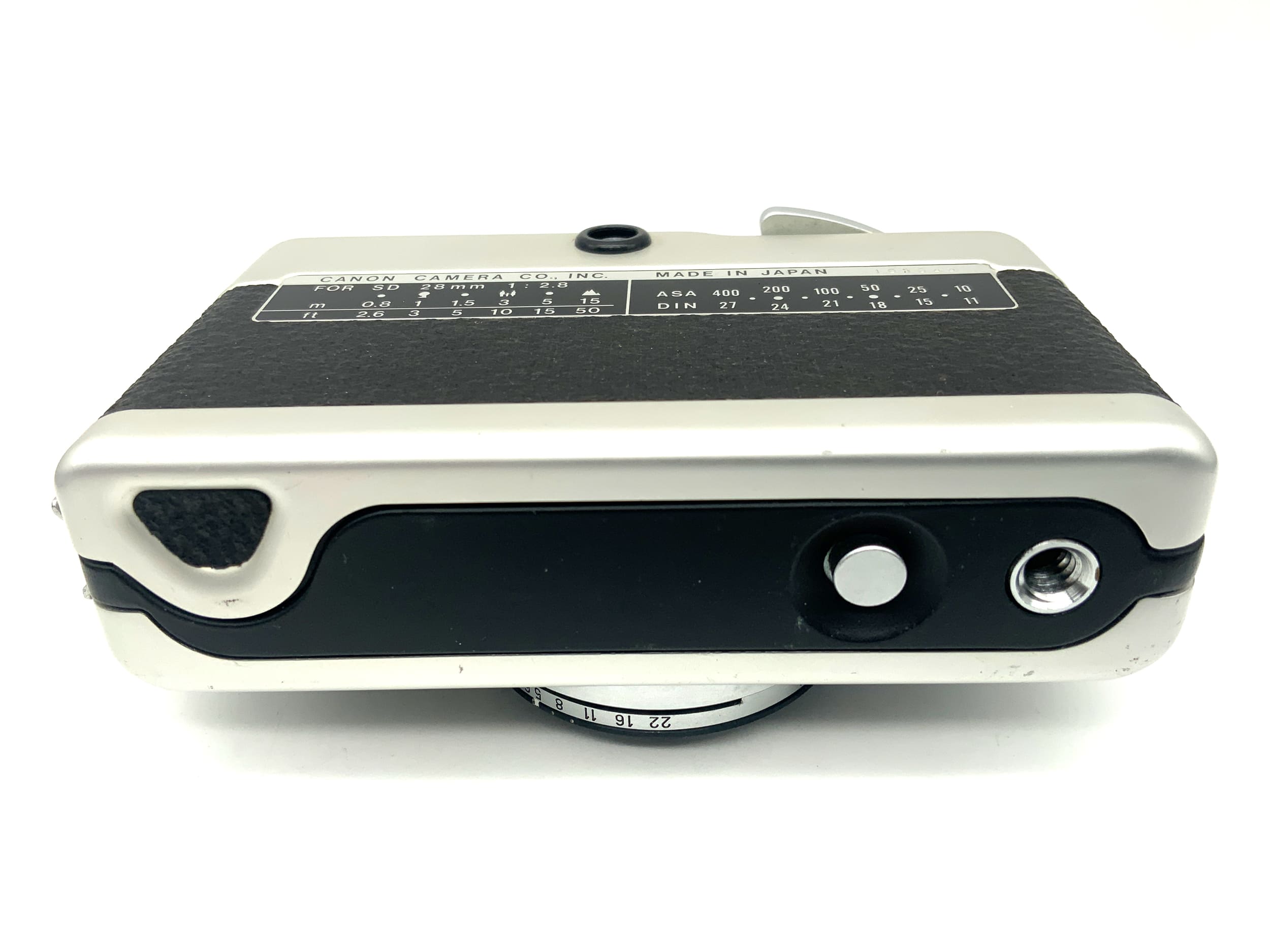 Canon Demi C viewfinder camera with SD 28mm 1:2.8 half-frame camera analog camera