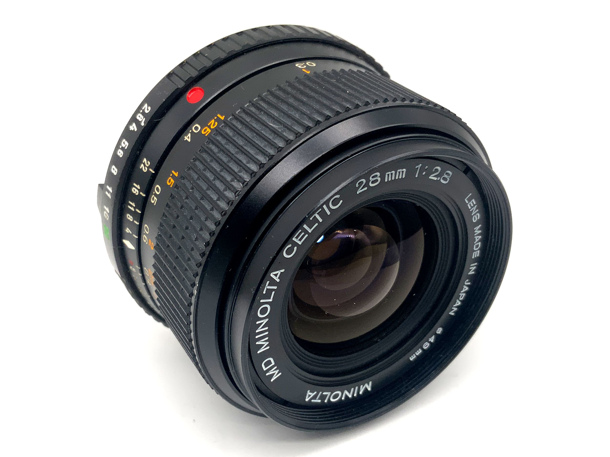 Minolta MD Celtic 28mm 1:2.8 Objektiv Festbrennweite (Minolta MD)