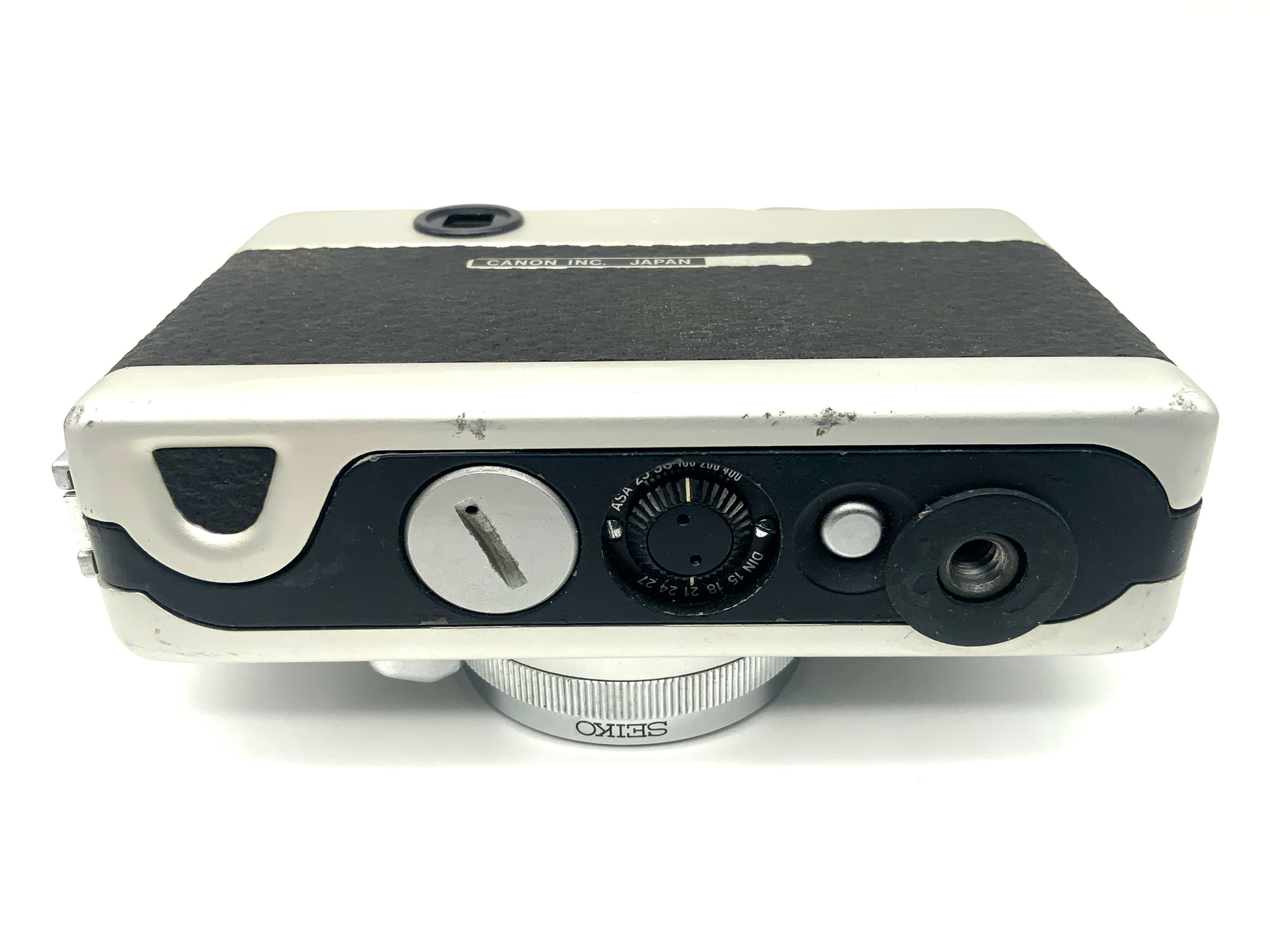 Canon Demi EE 17 viewfinder camera with SH 30mm 1:1.7 half-frame camera analog camera