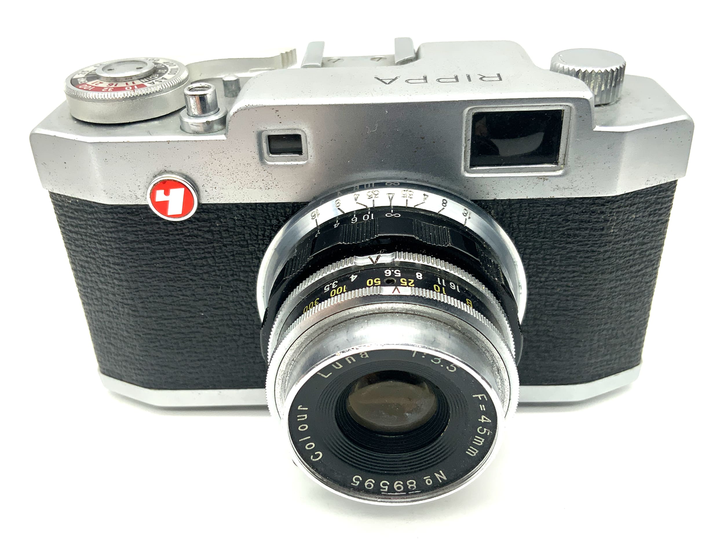 Yamato Rippa rangefinder camera with Color Luna 45mm 1:3.5 analog camera